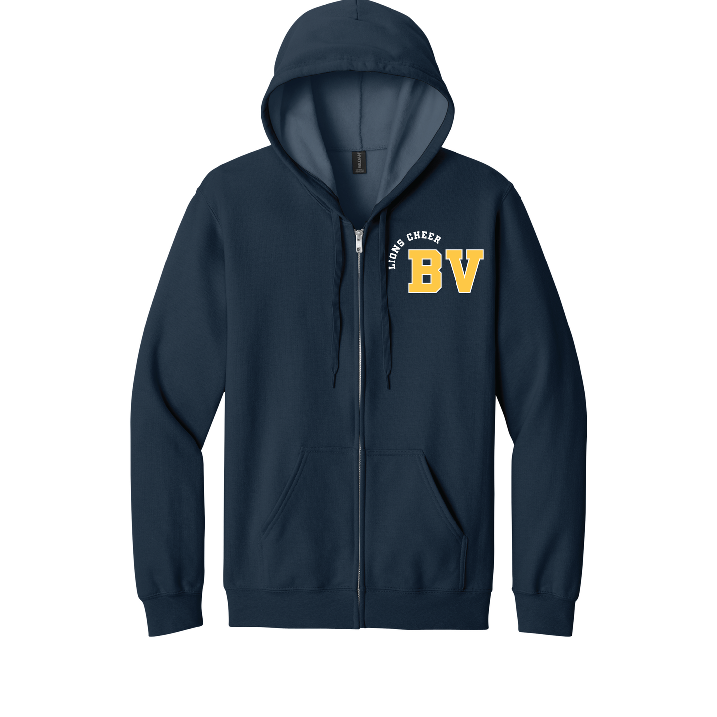 Collegiate Lion Zip-Up Sweatshirt