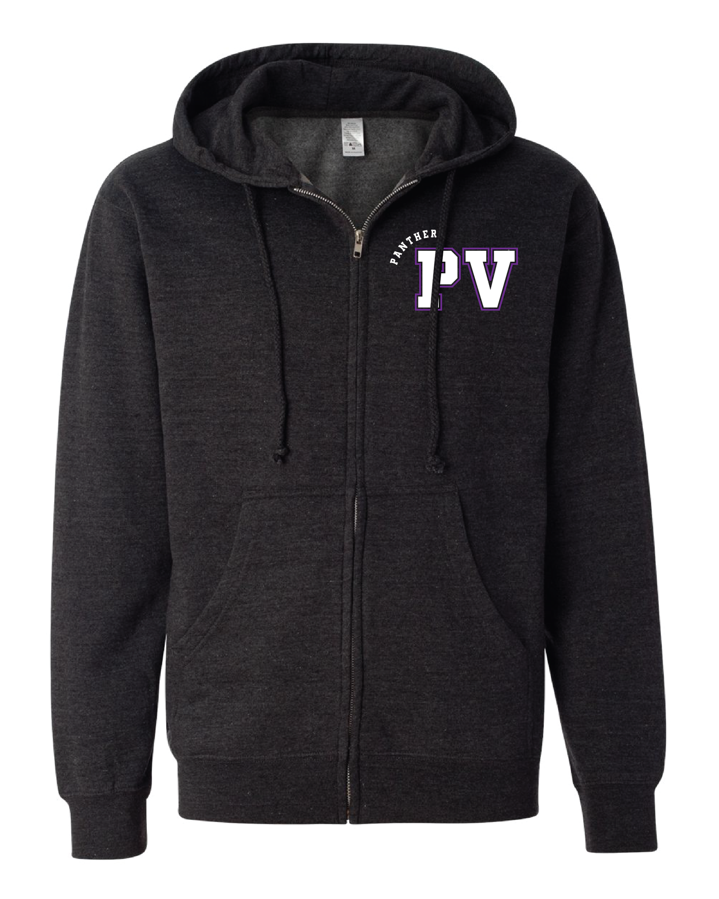 Curly Panthers Zip Up Hoodie