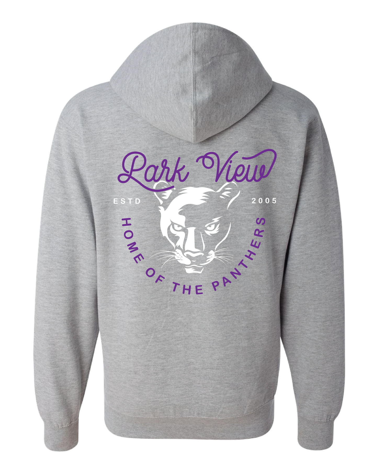 Curly Panthers Zip Up Hoodie