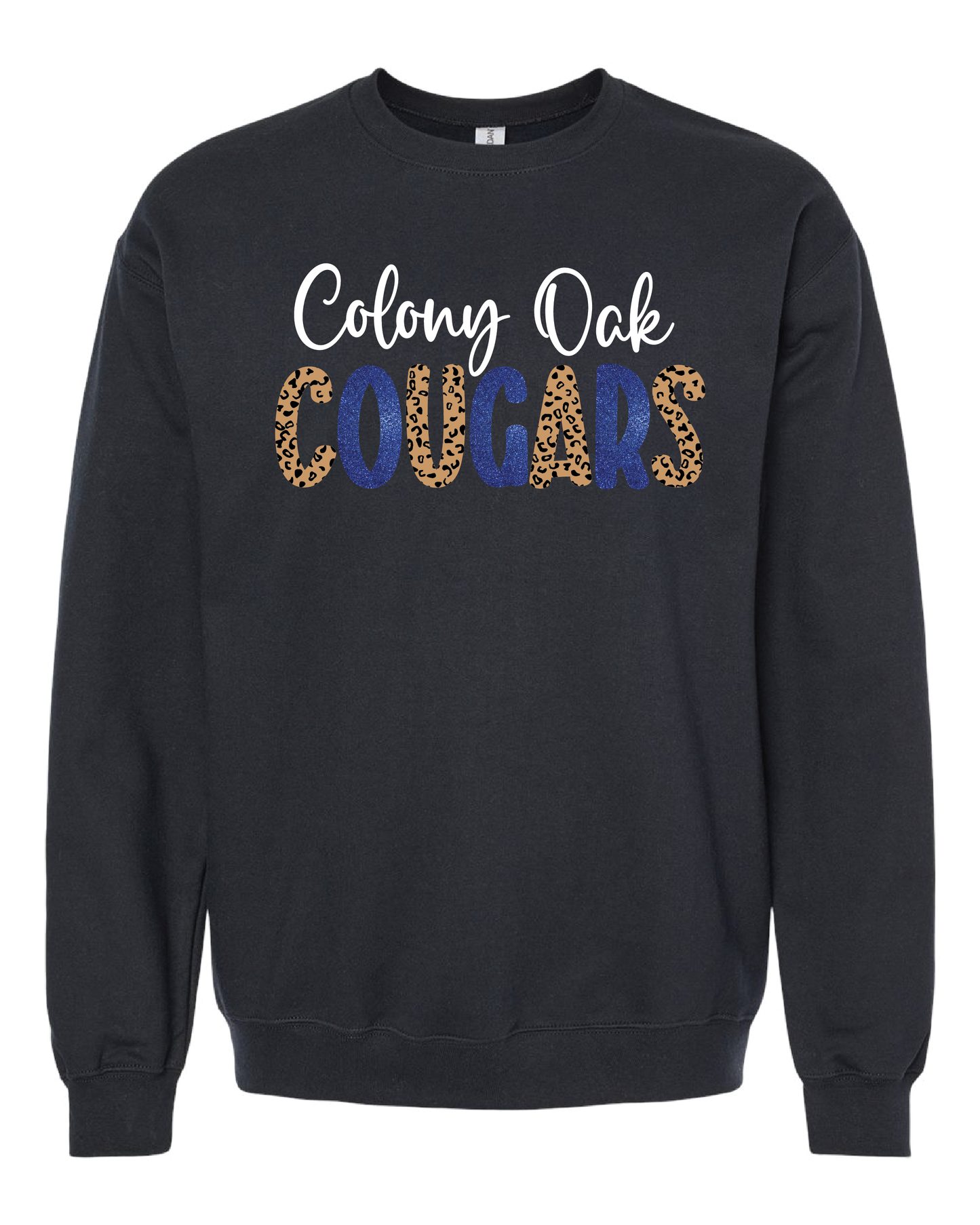 Glitter Cougars Crewneck Sweatshirt