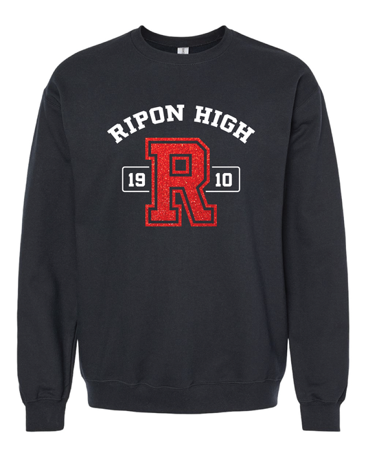 Glitter R Crewneck Sweatshirt