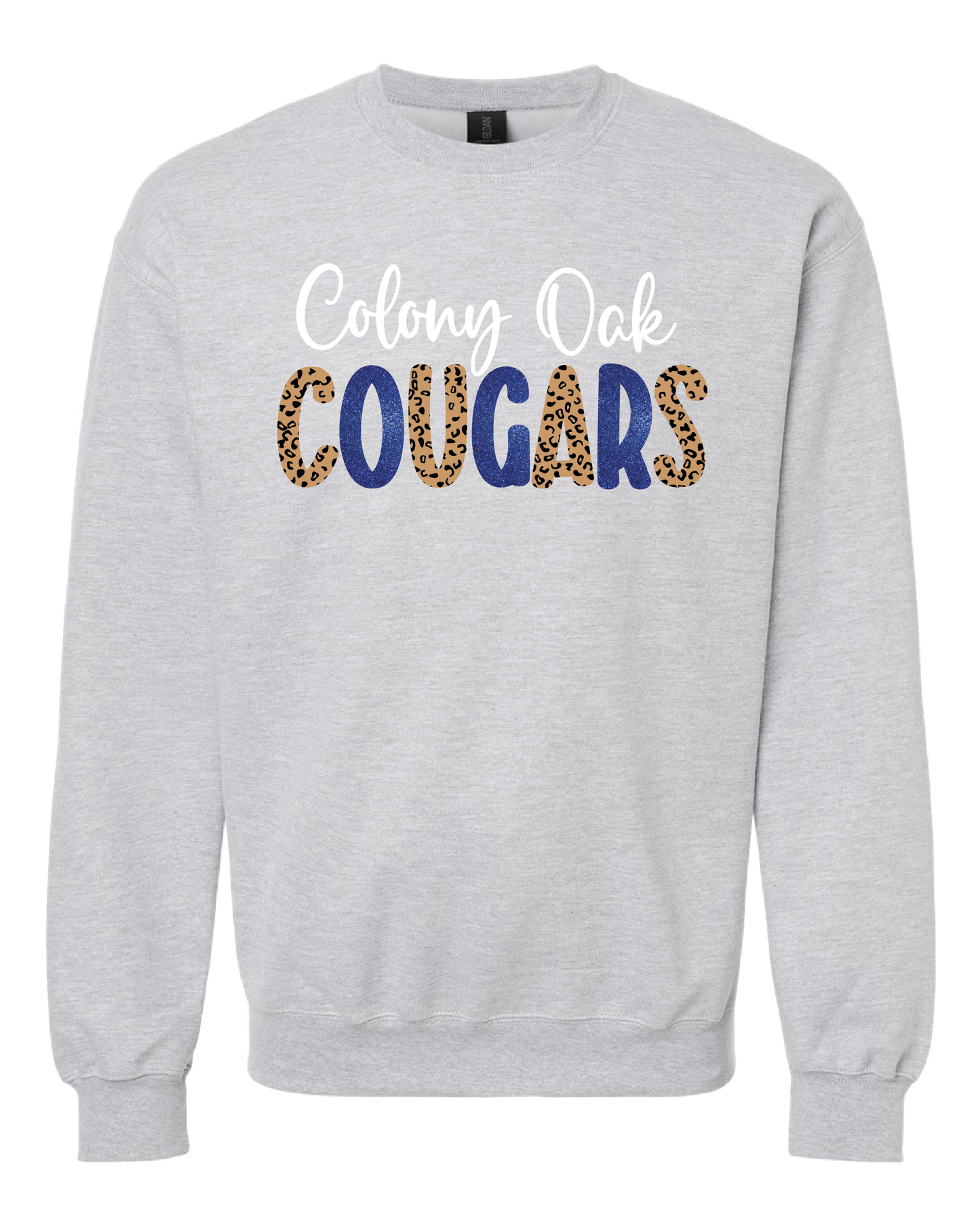 Glitter Cougars Crewneck Sweatshirt