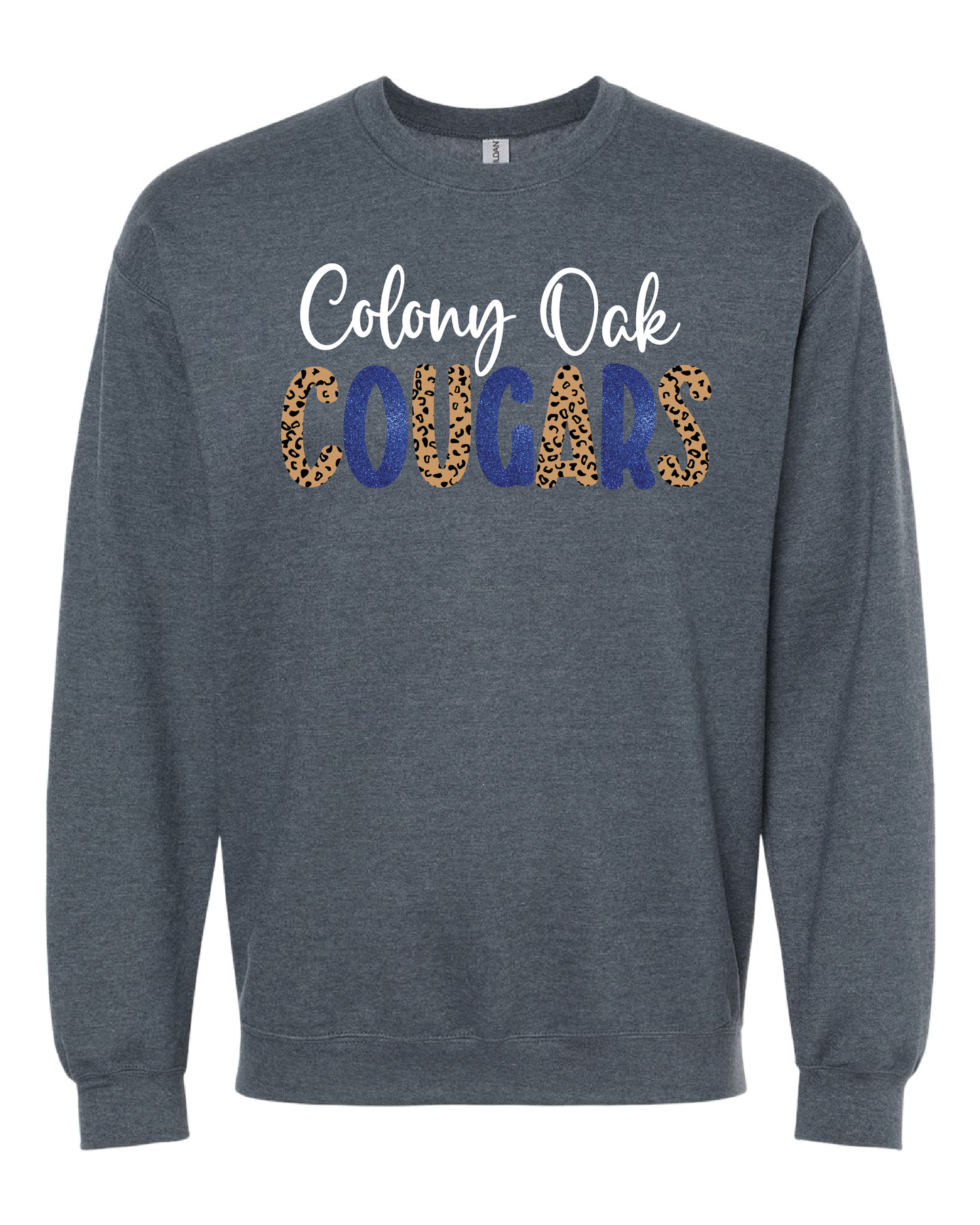 Glitter Cougars Crewneck Sweatshirt