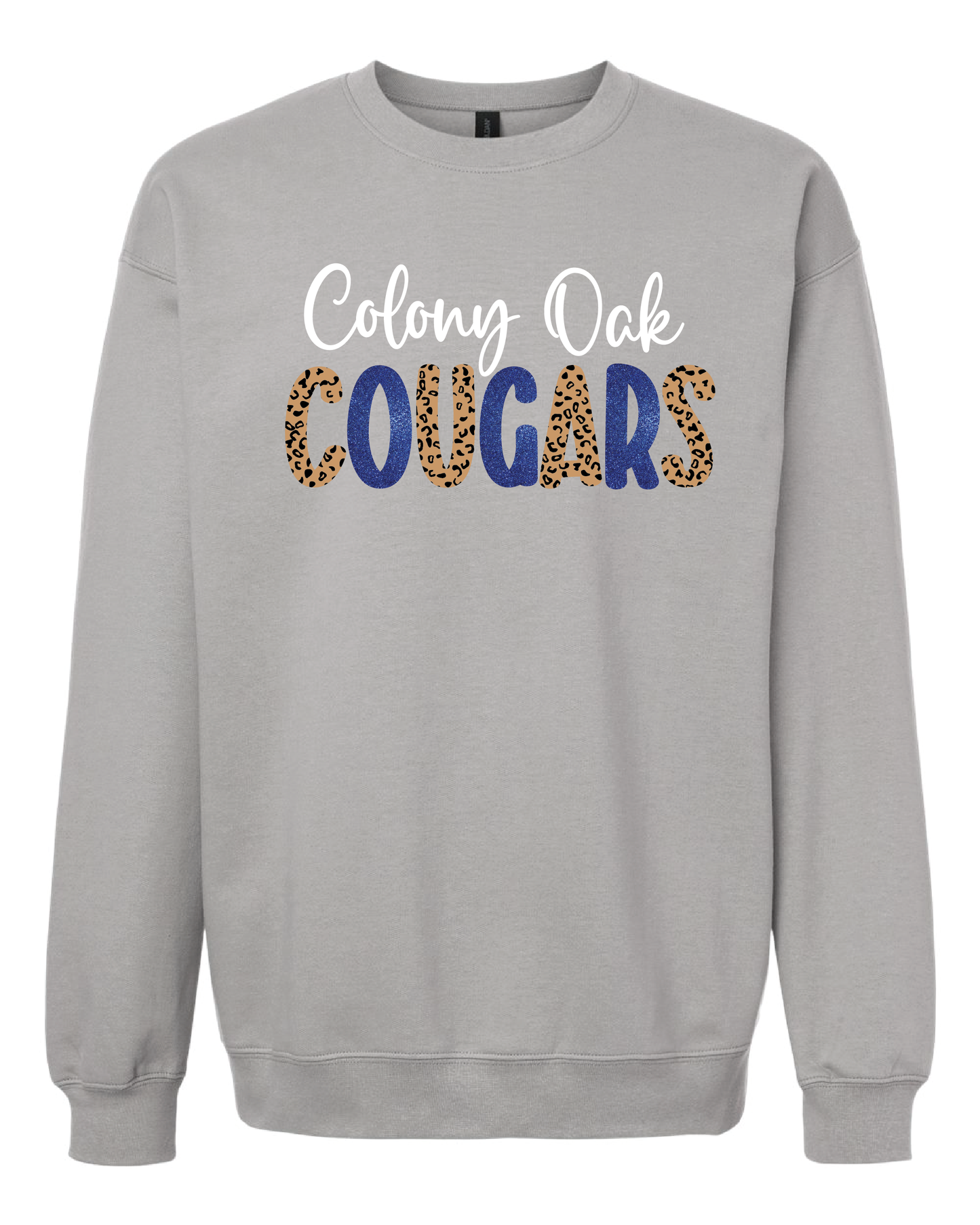Glitter Cougars Crewneck Sweatshirt