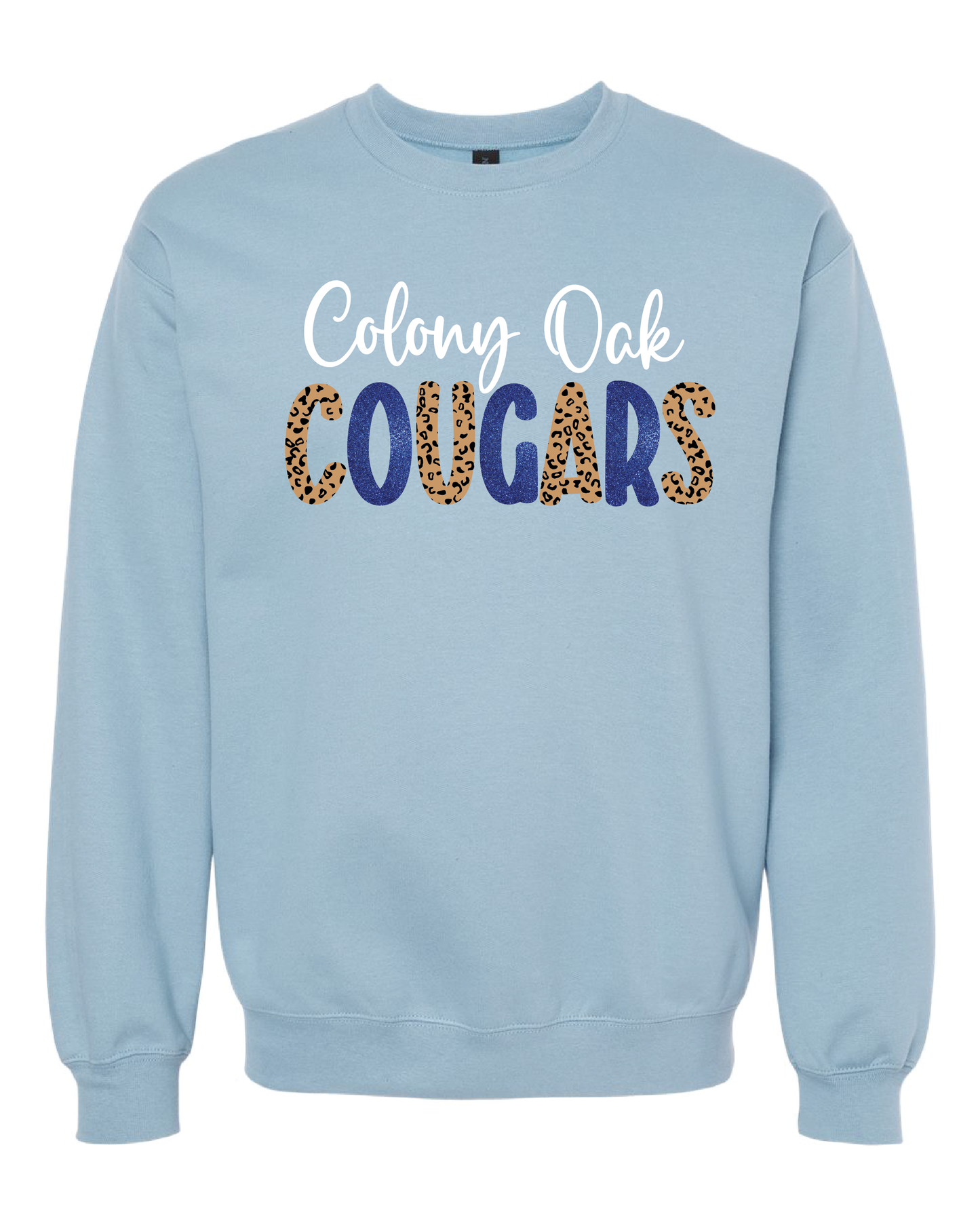Glitter Cougars Crewneck Sweatshirt