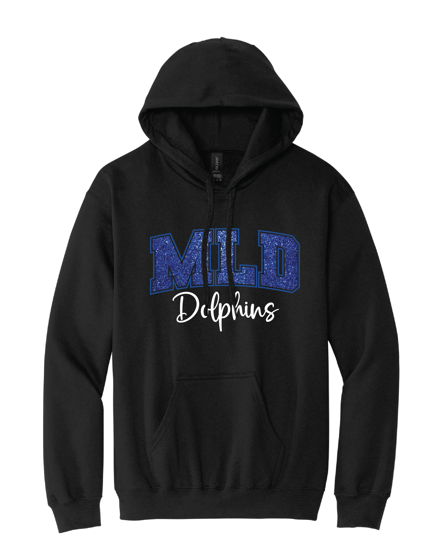 Dolphins Glitter Hoodie