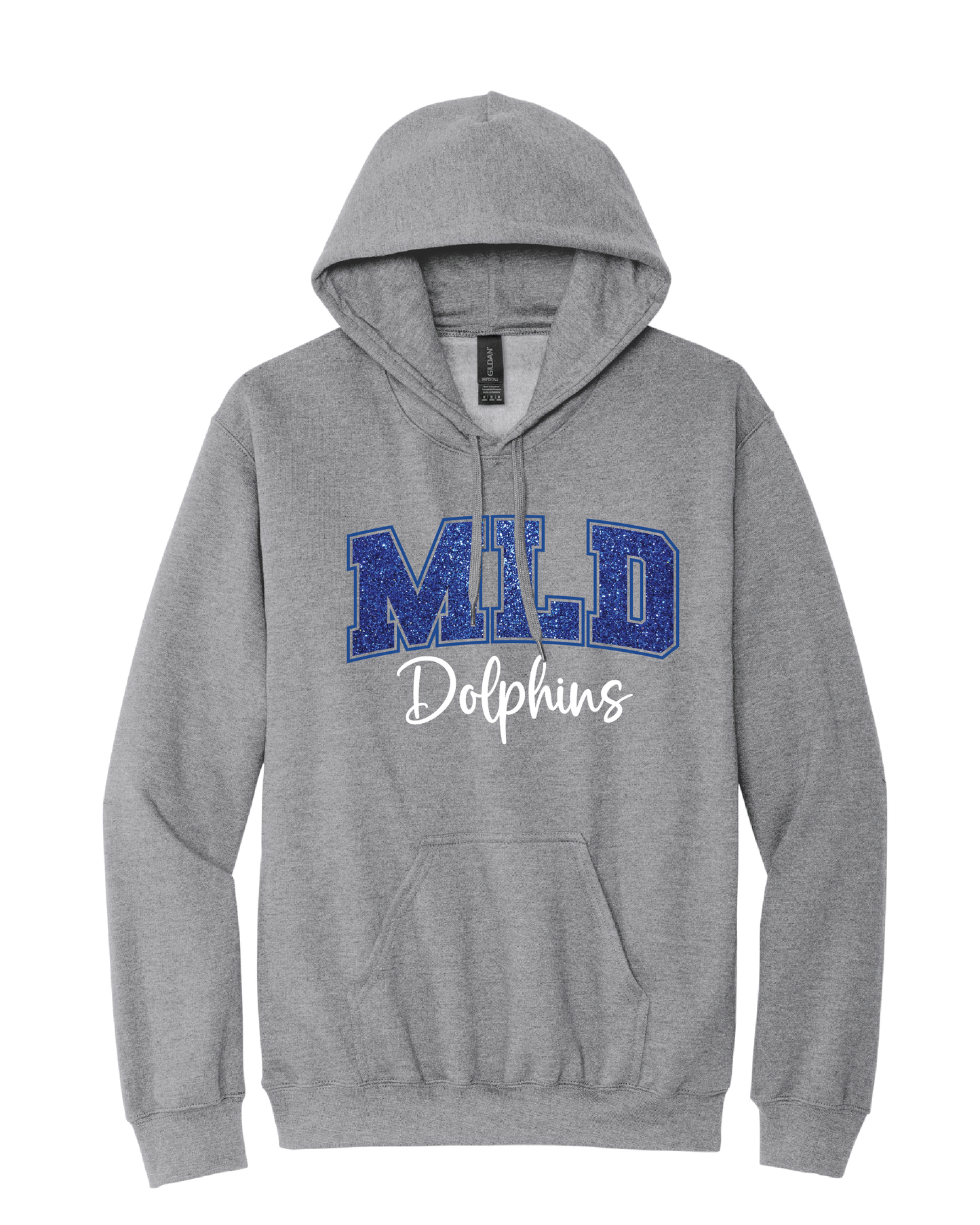 Dolphins Glitter Hoodie