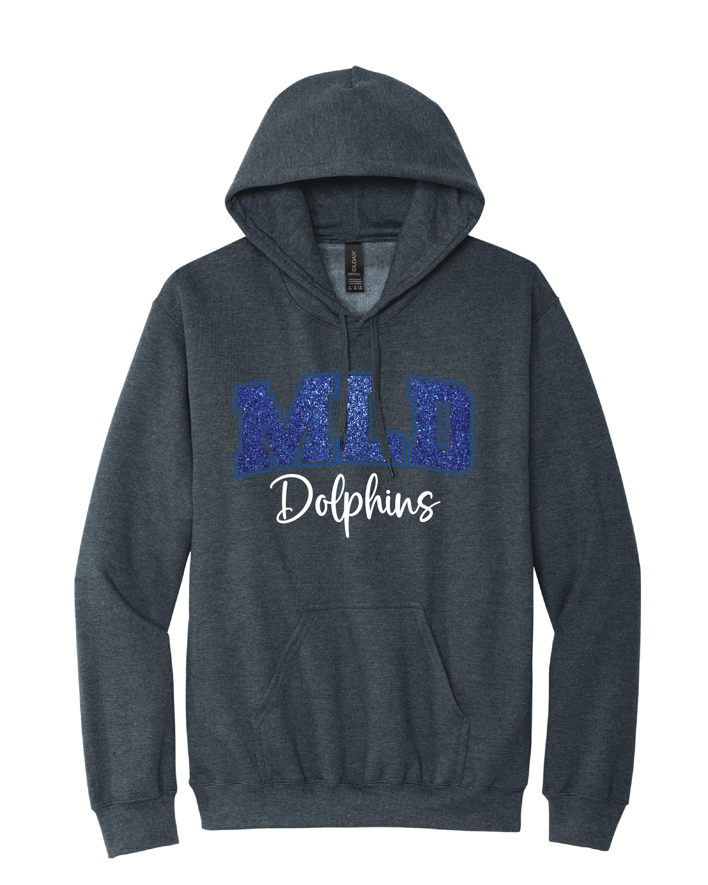 Dolphins Glitter Hoodie