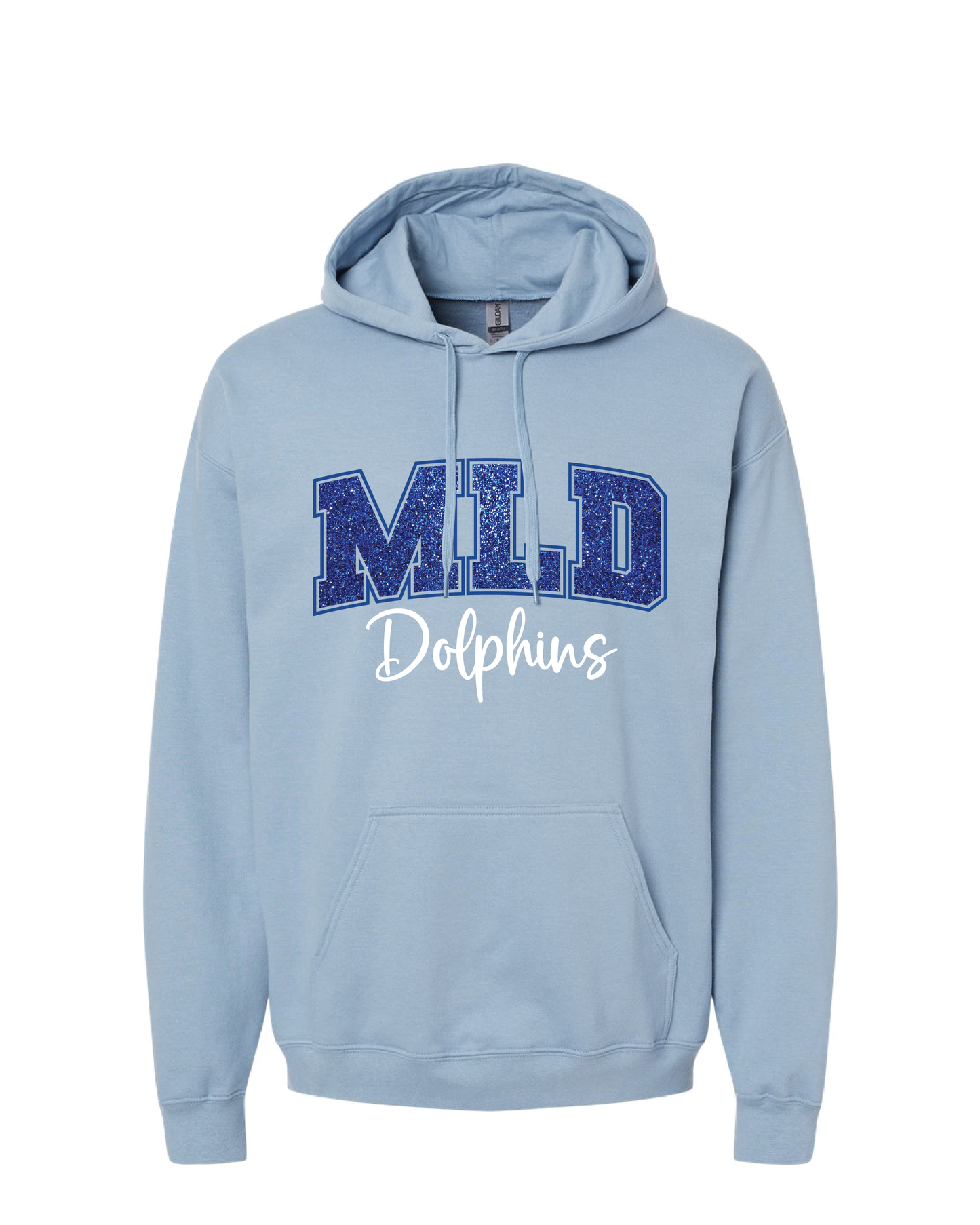 Dolphins Glitter Hoodie