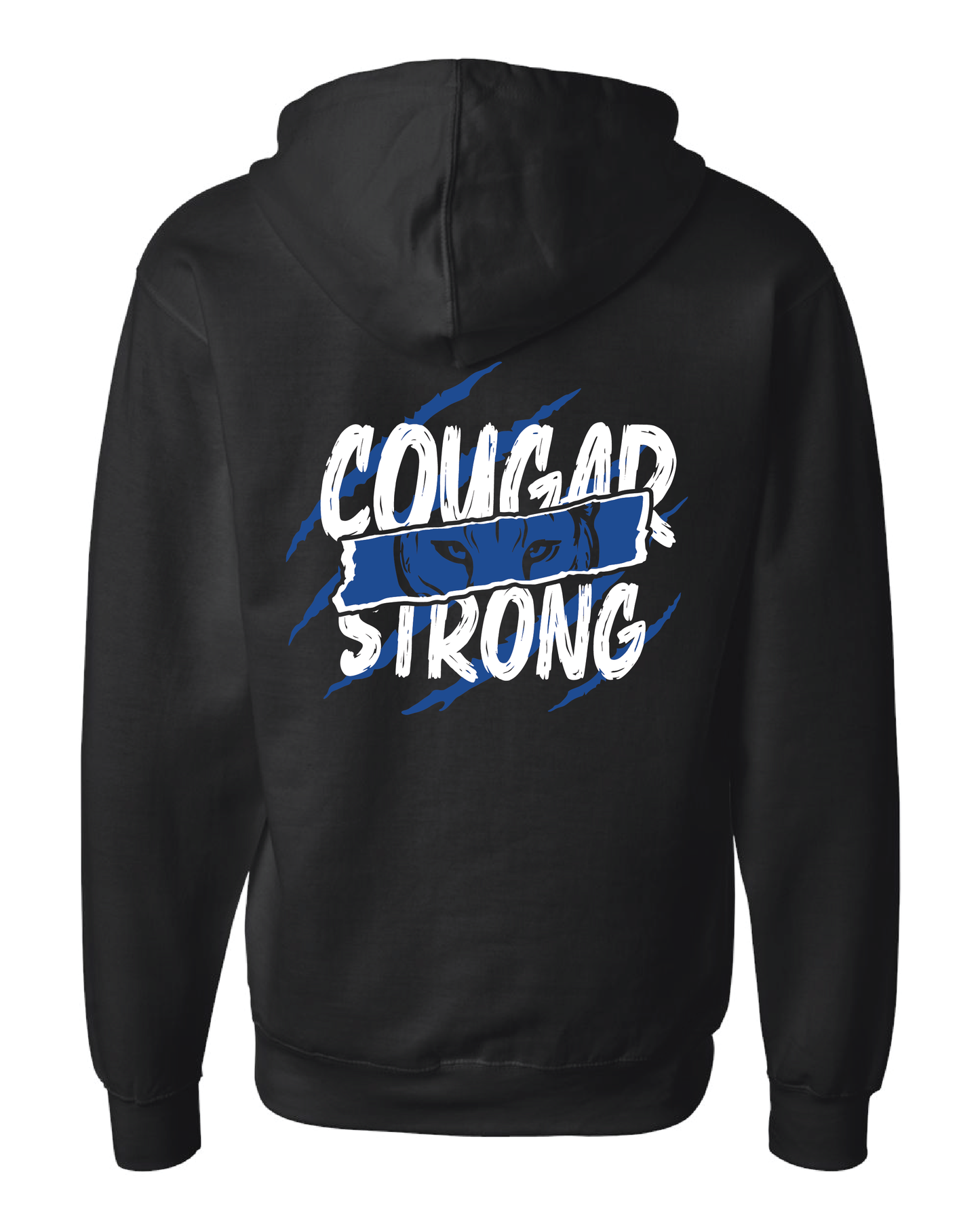 Cougar Slash Zip Up Hoodie