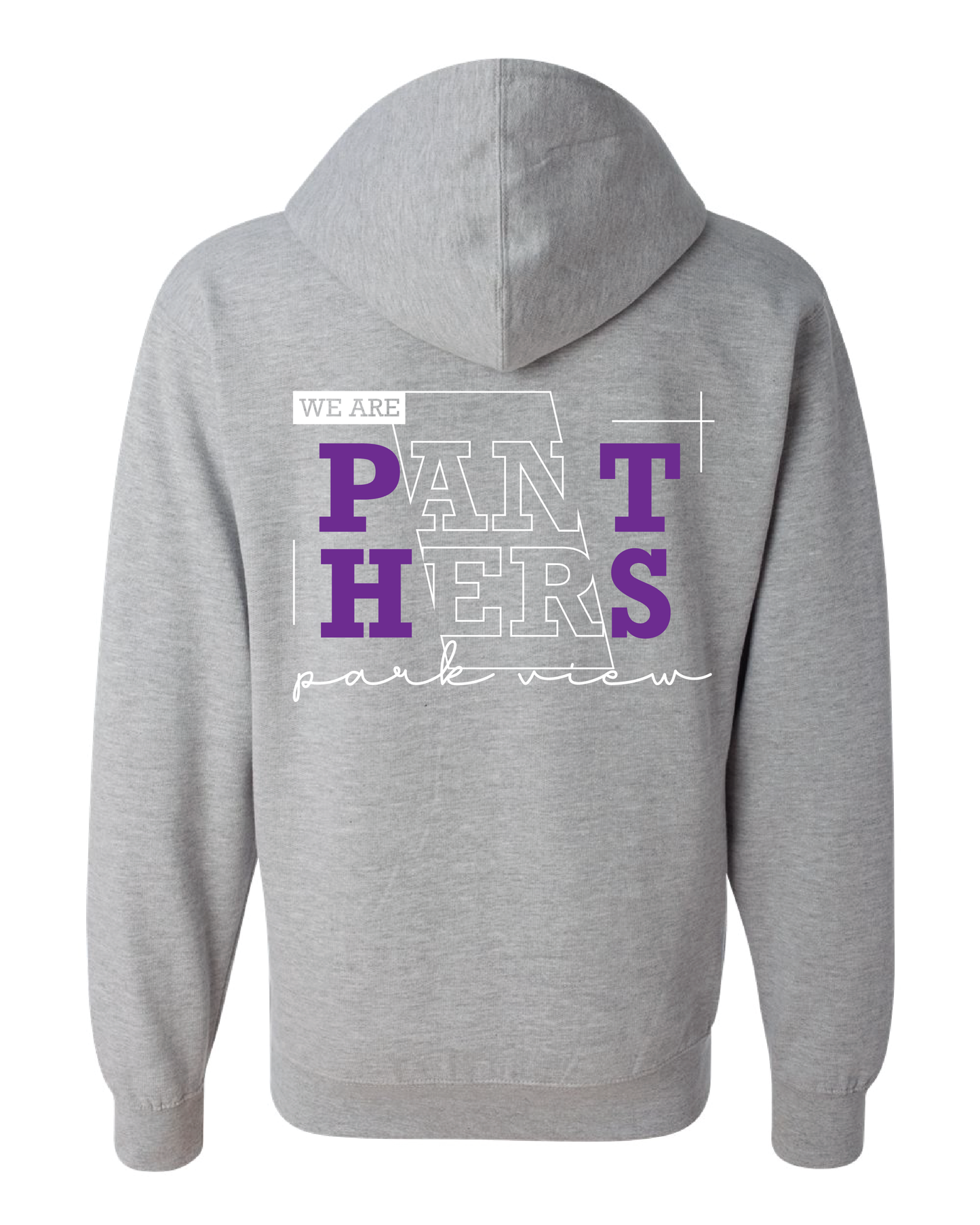 Line Art Panthers Zip Up Hoodie