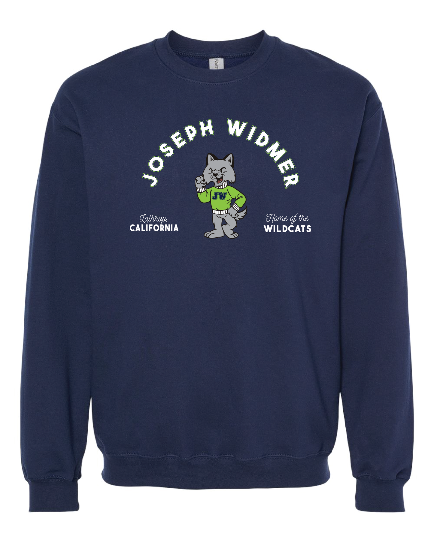 Wildcat Caricature Crewneck Sweatshirt