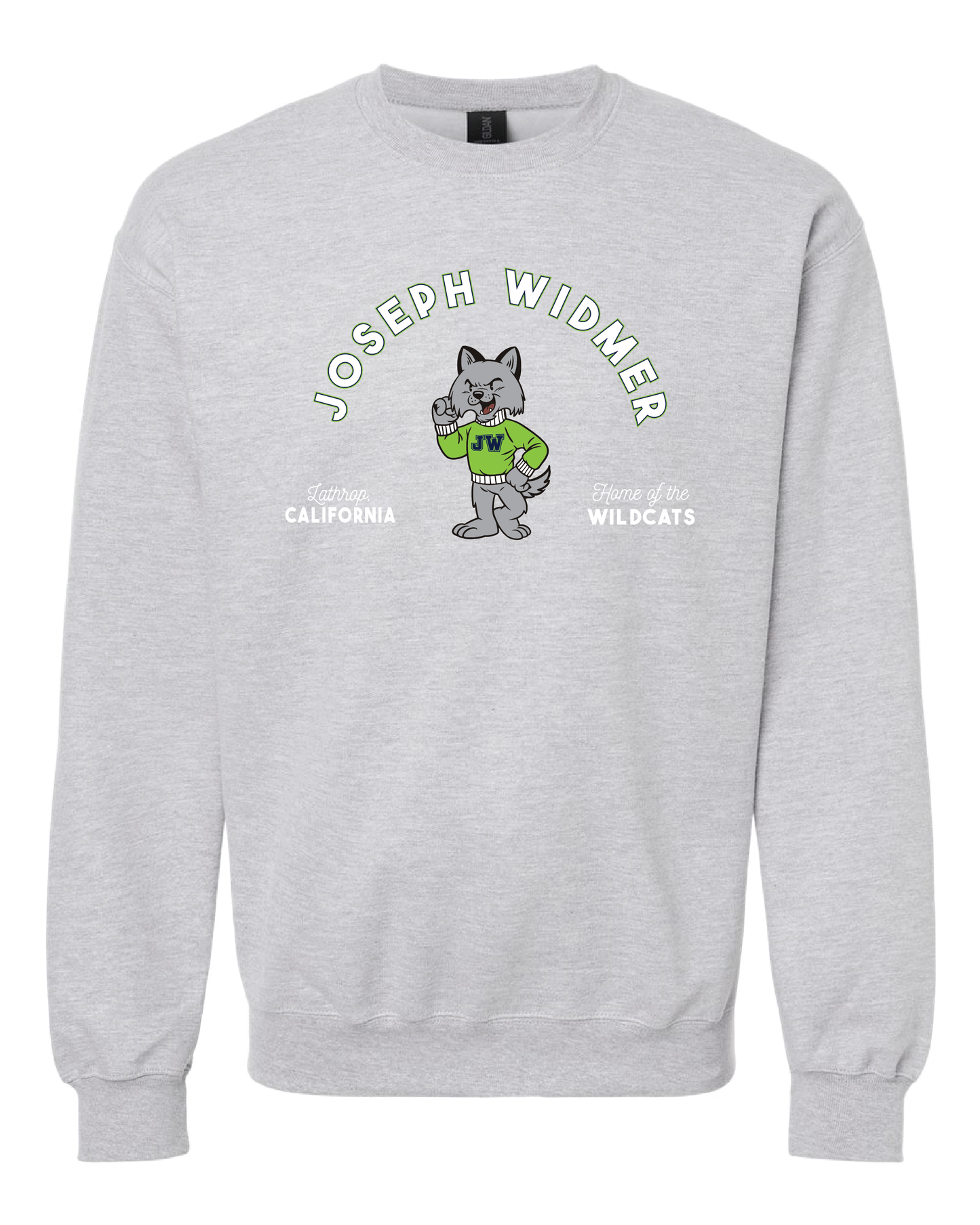 Wildcat Caricature Crewneck Sweatshirt