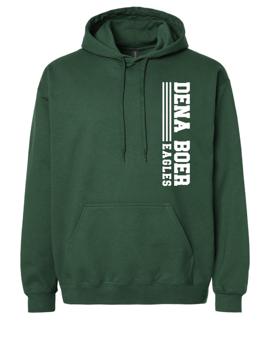 Eagles Puff Paint Hoodie