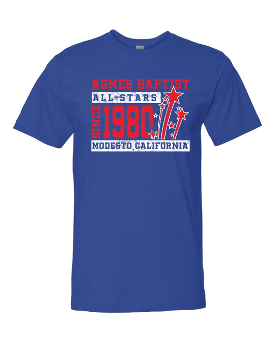 LAST CALL All Stars Distressed Tee ADULT