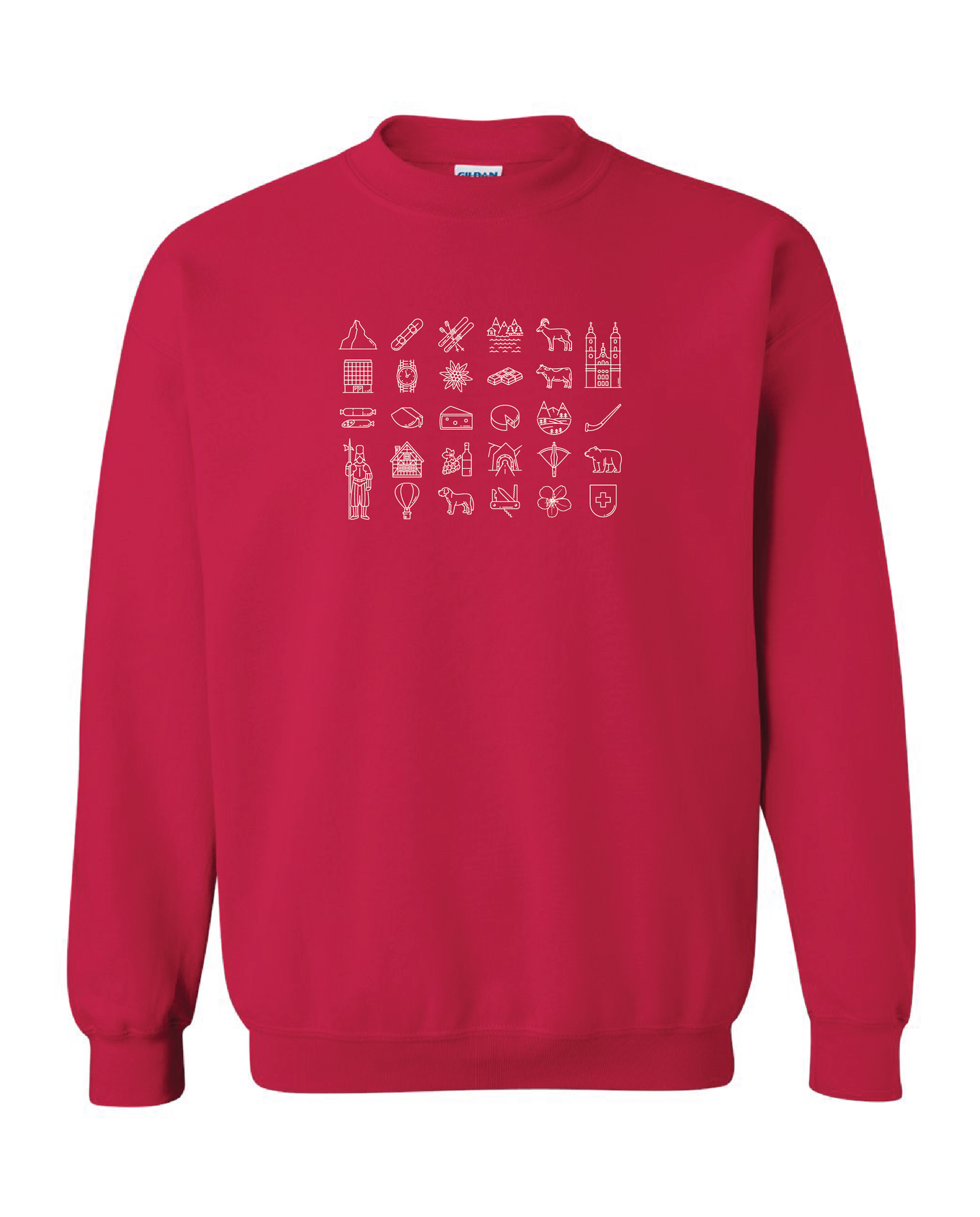 Swiss Icons Crewneck Sweatshirt