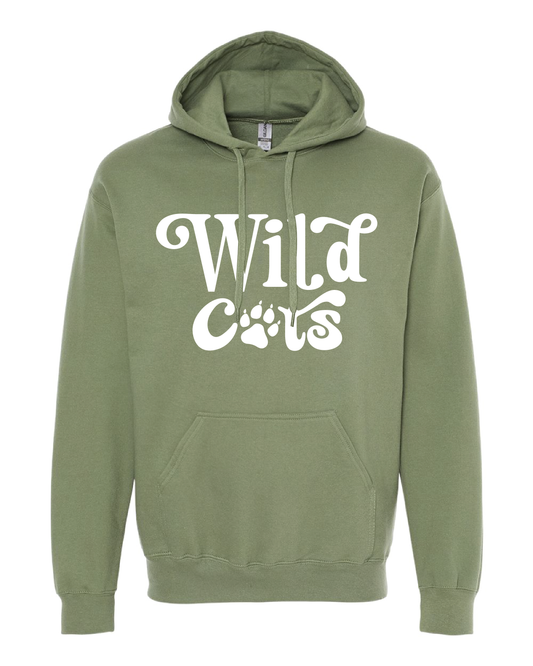 Wildcats Puff Paint Hoodie