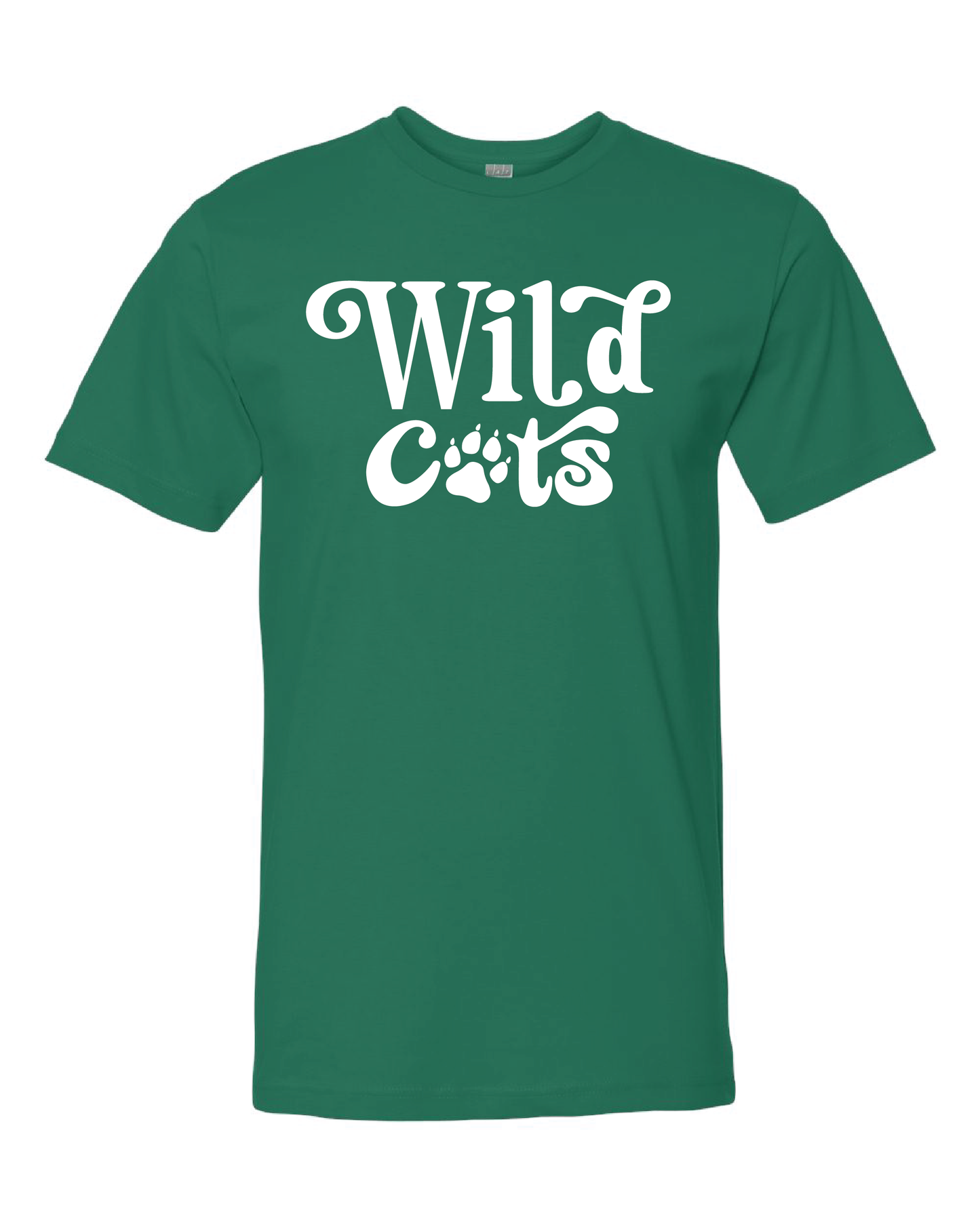 Wildcats Puff Paint Tee