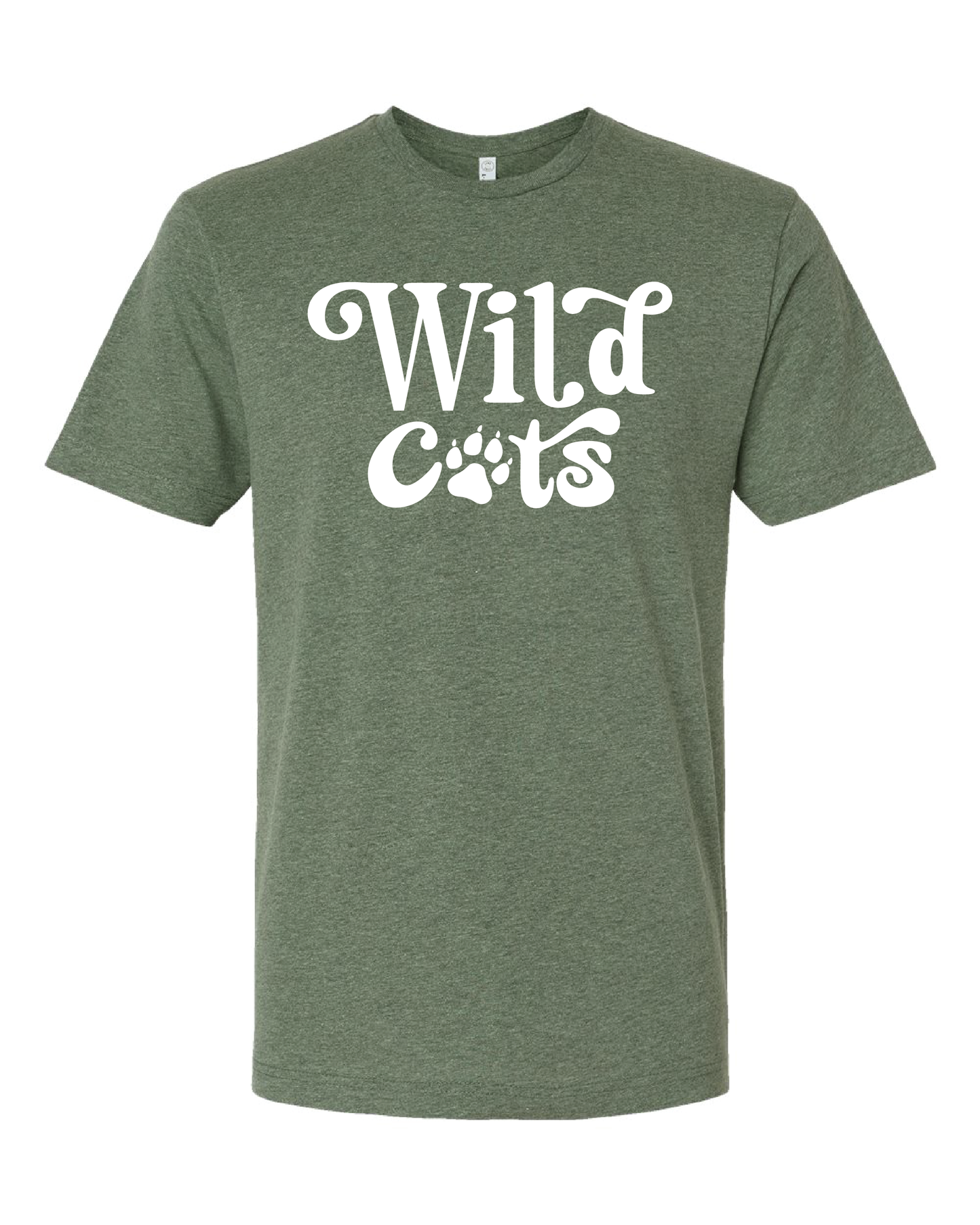 Wildcats Puff Paint Tee