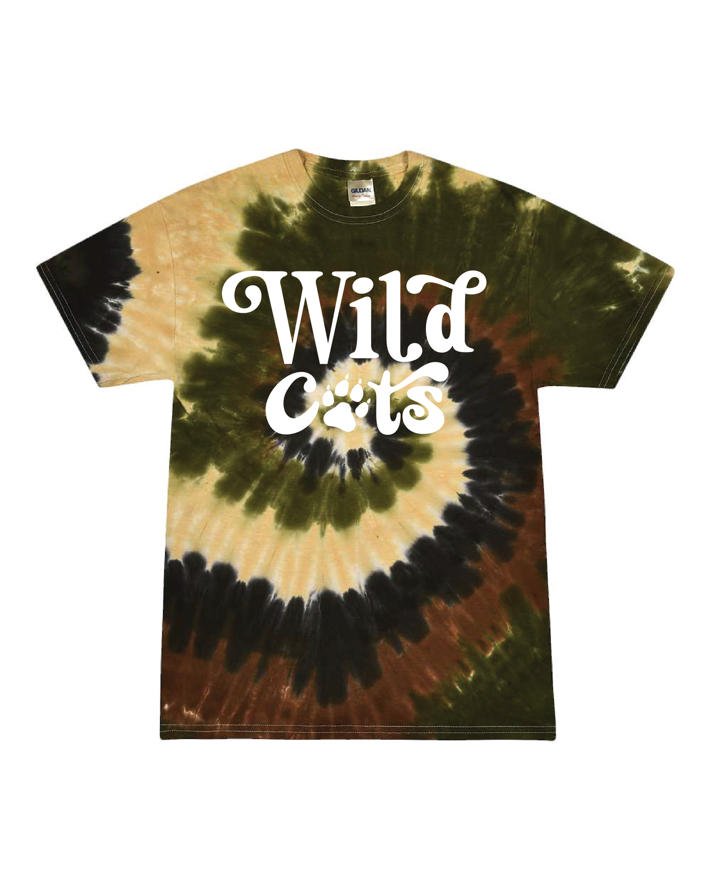 Wildcats Puff Paint Tee