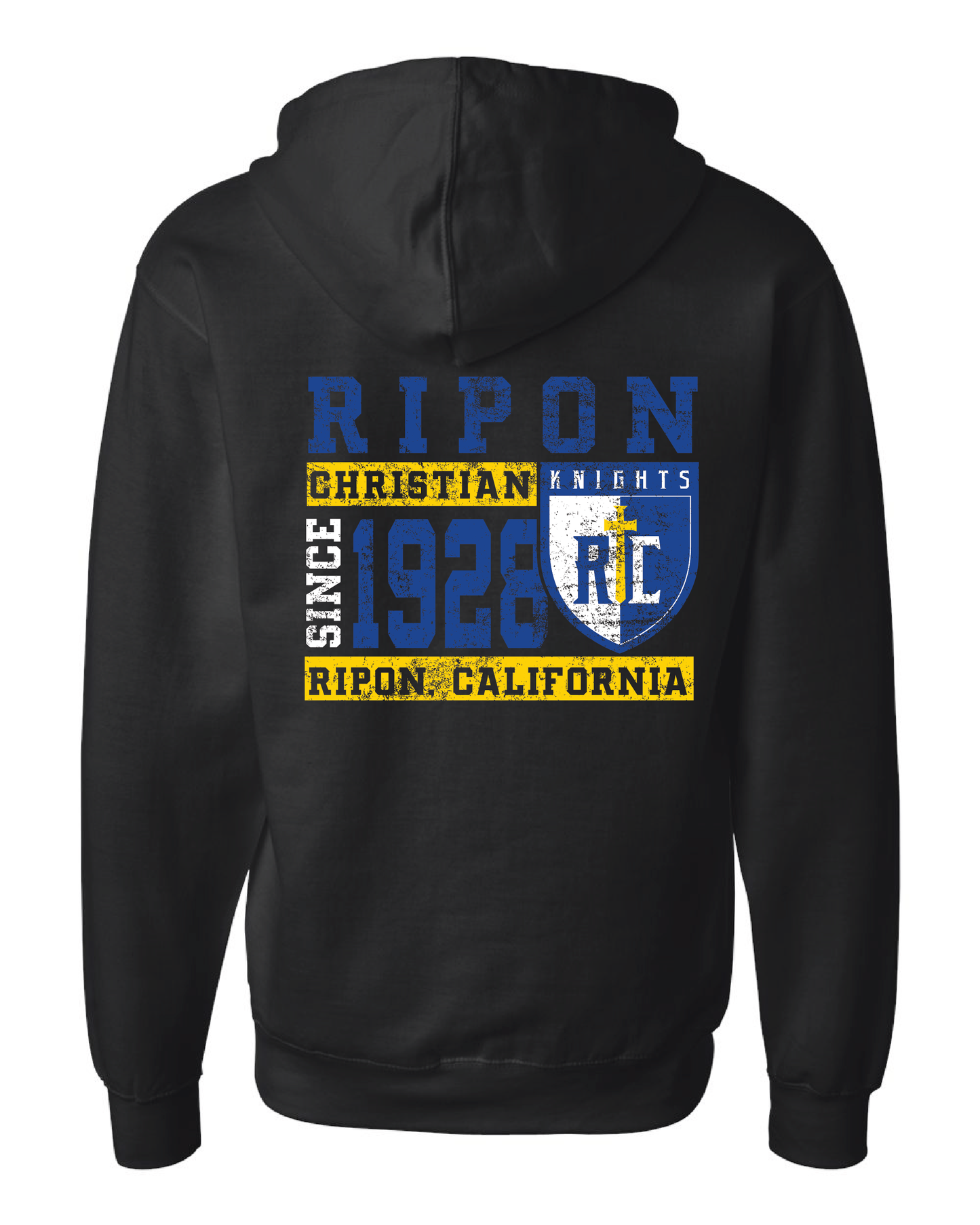 Vintage Knights Zip Up Hoodie
