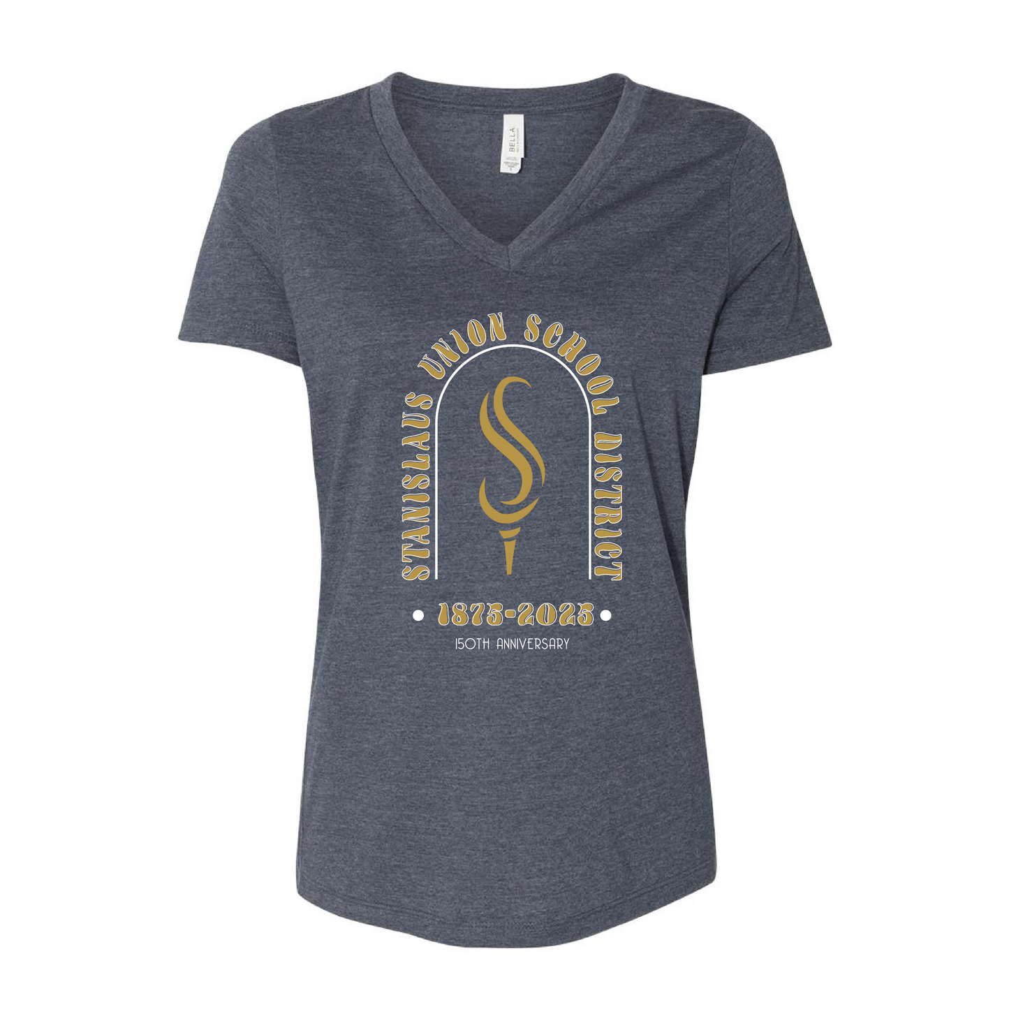 Women's V Neck Groovy SUSD Tee