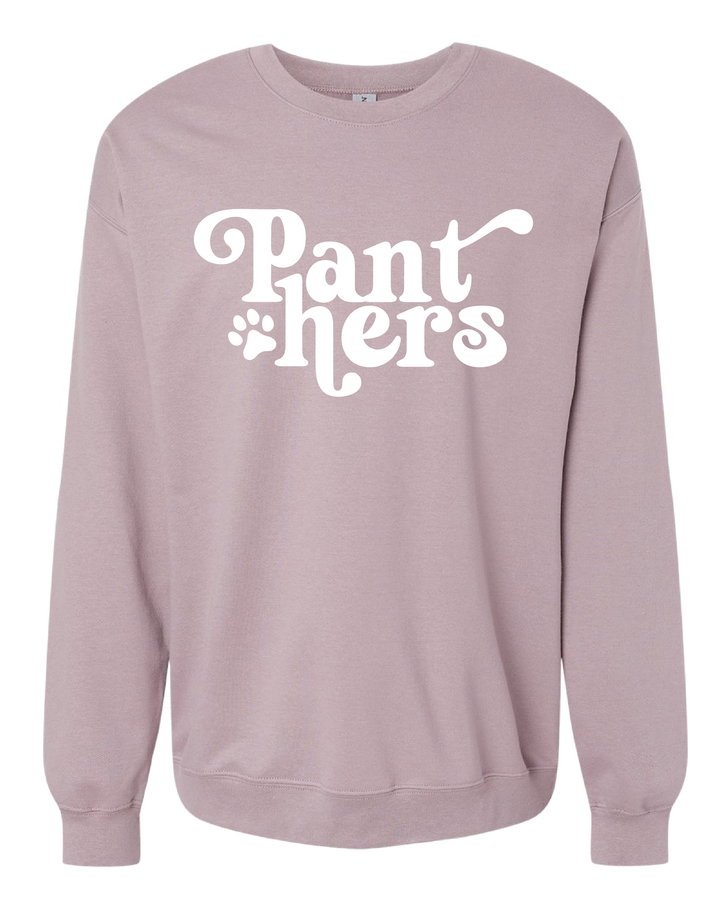Panther Puff Paint Crewneck Sweatshirt