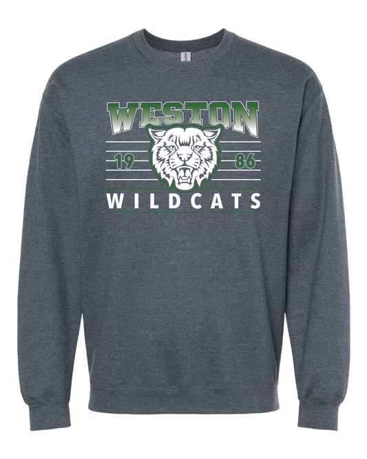 Ombre Wildcats Crewneck Sweatshirt