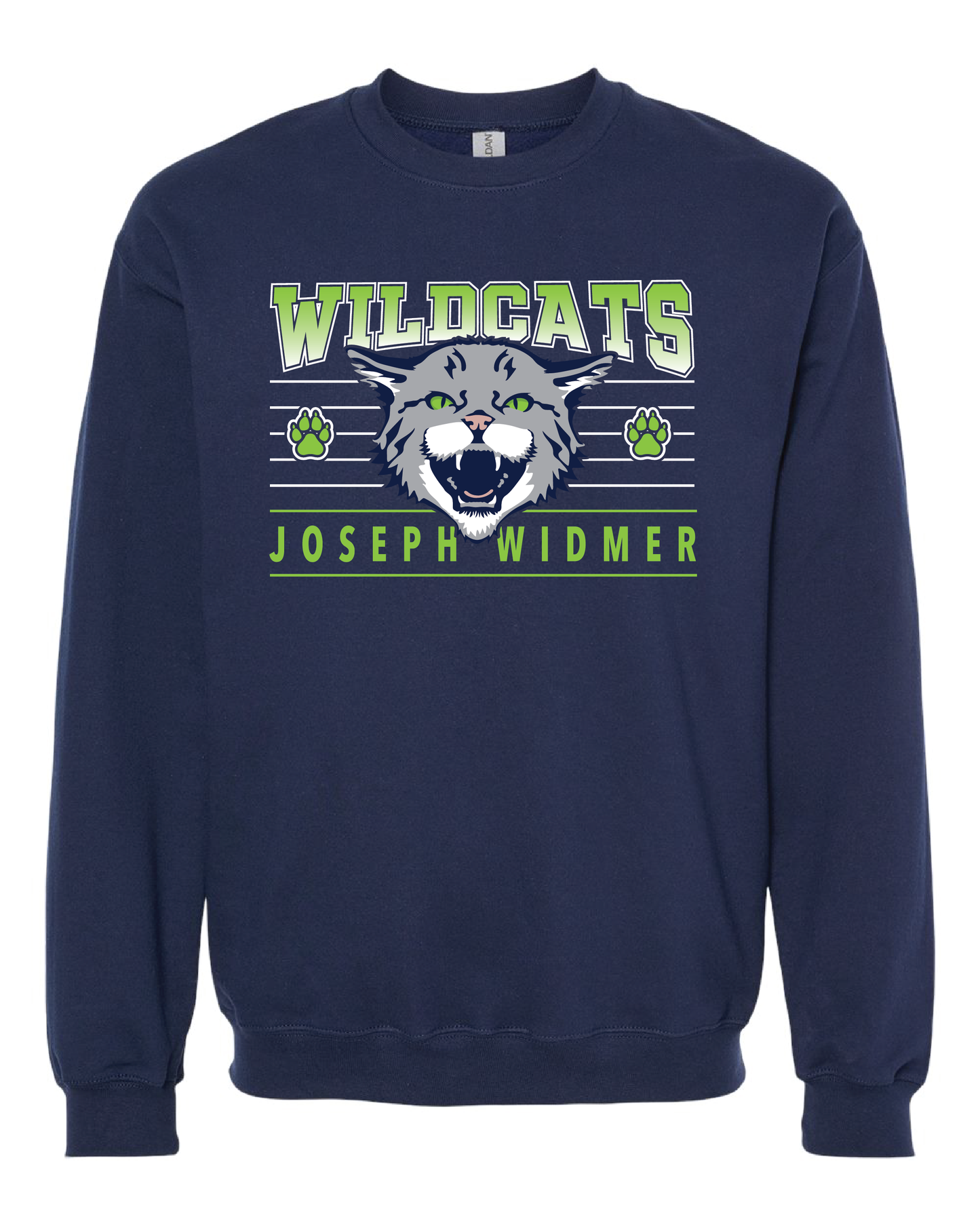 Ombre Wildcats Crewneck Sweatshirt