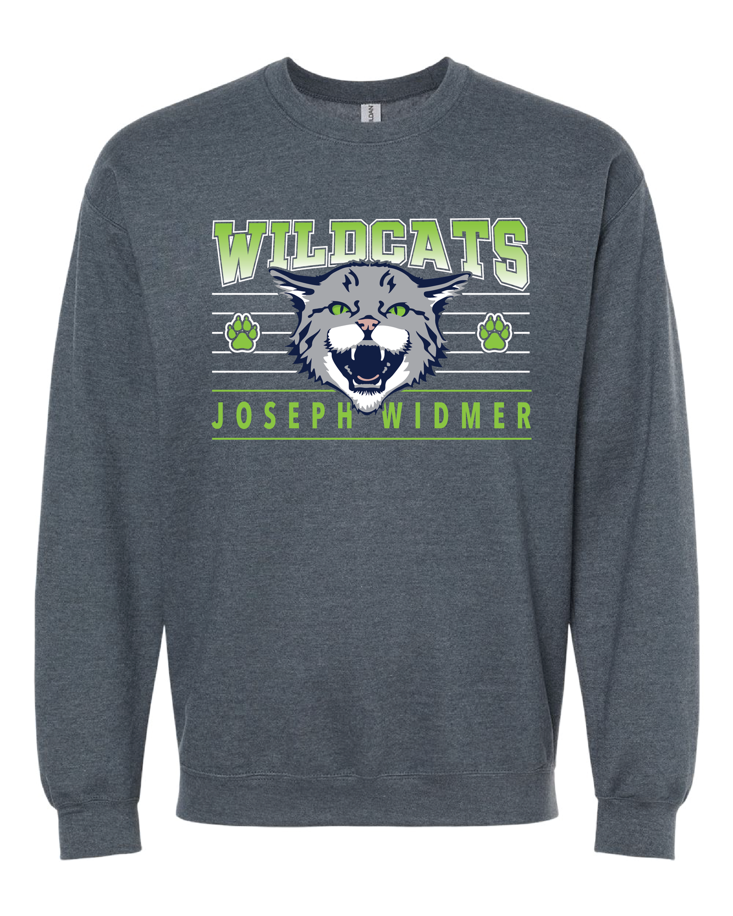 Ombre Wildcats Crewneck Sweatshirt