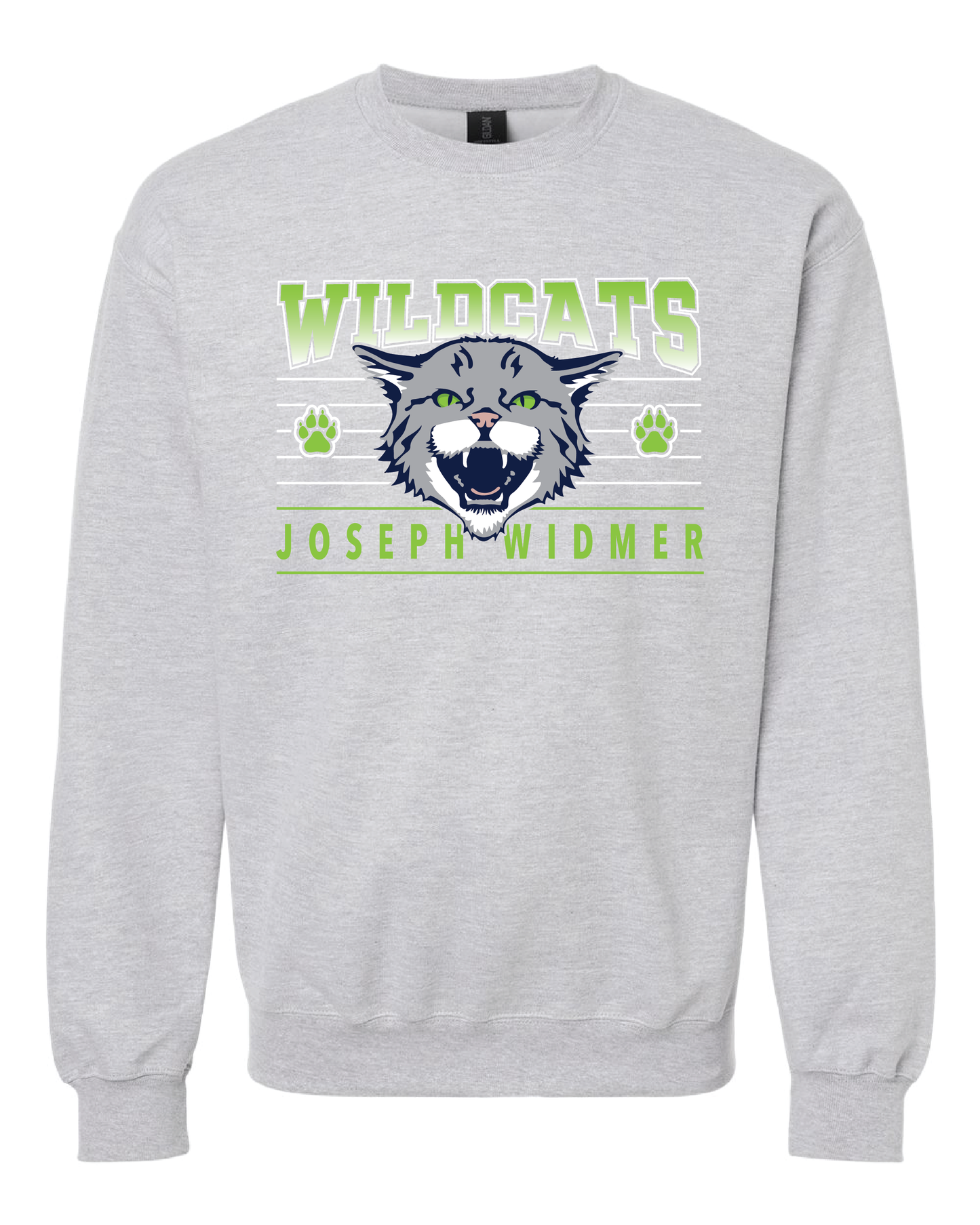 Ombre Wildcats Crewneck Sweatshirt