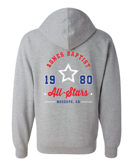 Vintage All Stars Zip Up Hoodie