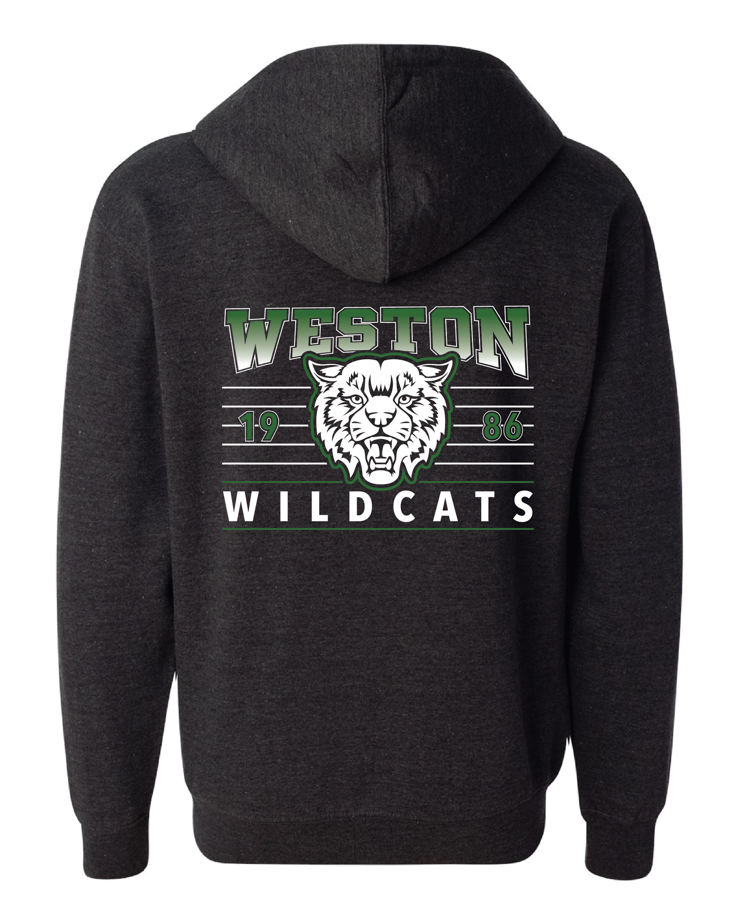 Ombre Wildcats Zip Up Hoodie