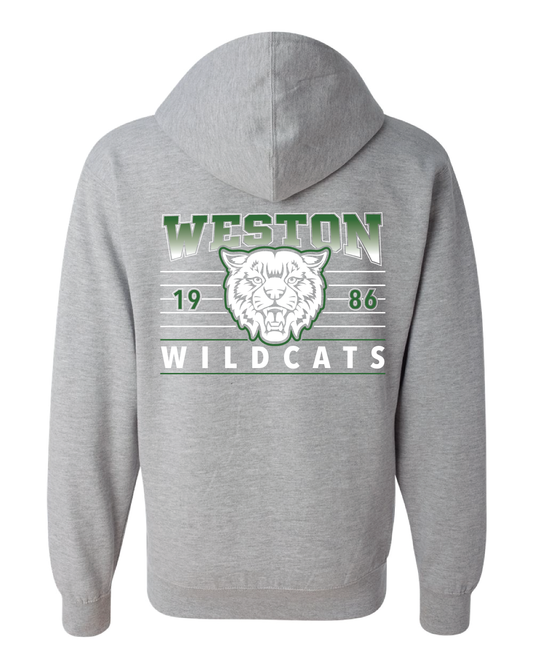 Ombre Wildcats Zip Up Hoodie