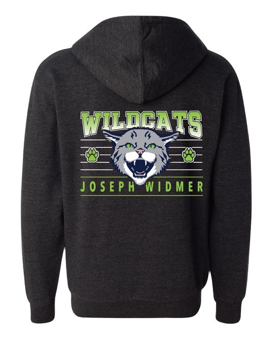 Ombre Wildcat Zip Up Hoodie