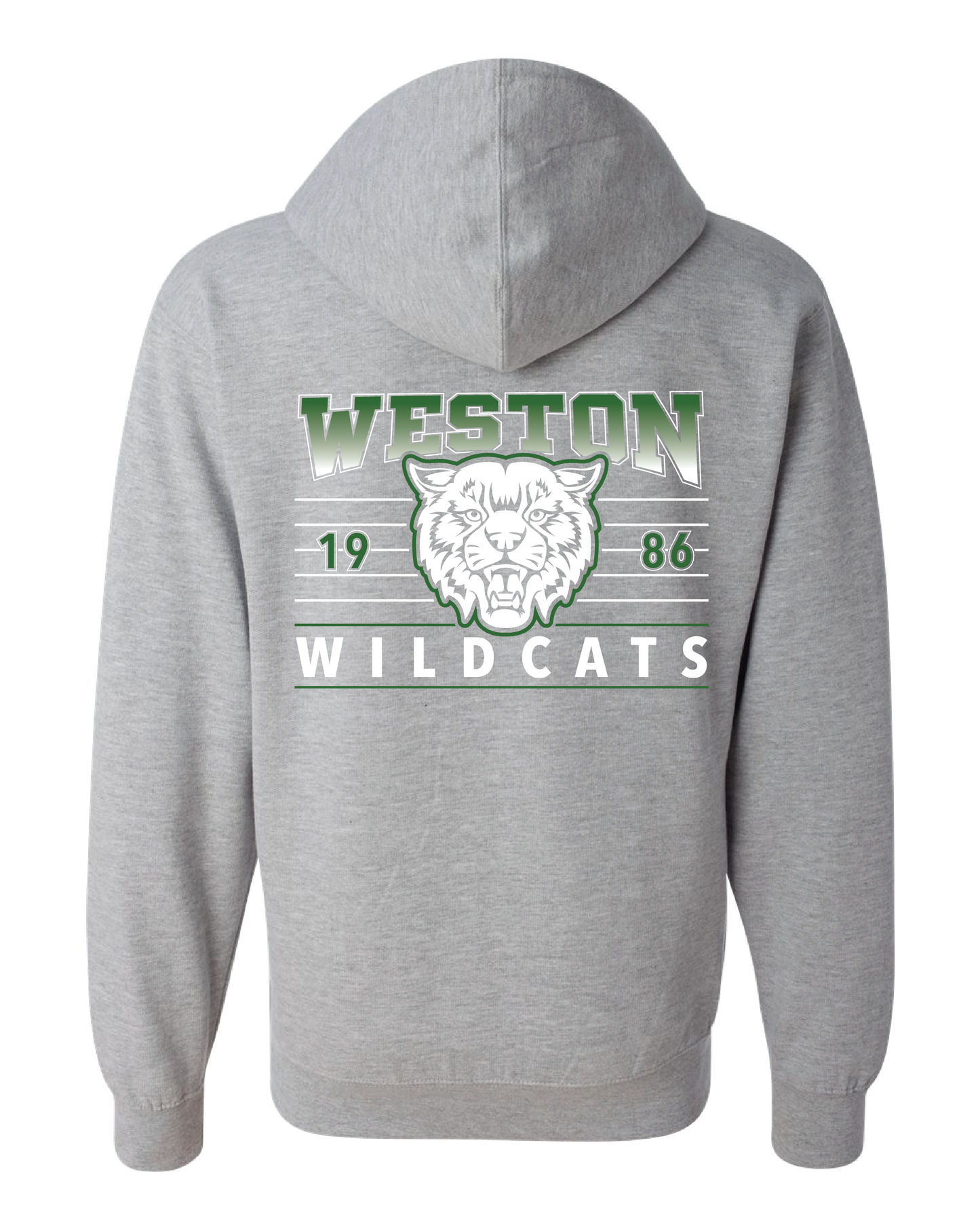 Ombre Wildcats Zip Up Hoodie