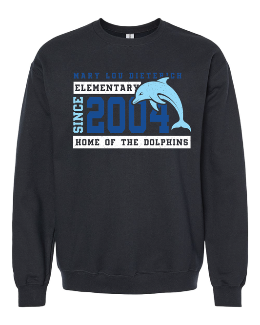 Vintage Dolphins Crewneck Sweatshirt