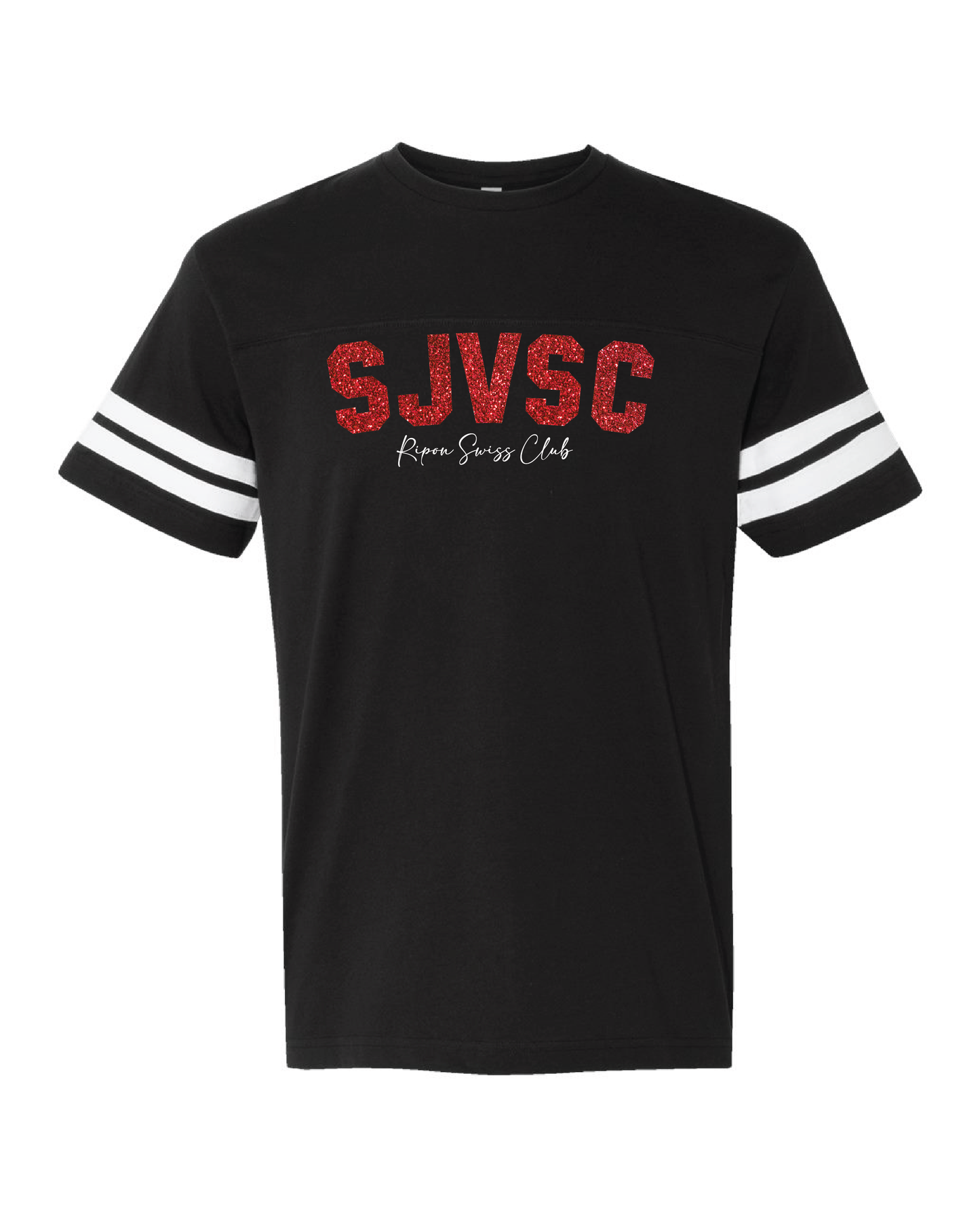 Glitter Football Style Tee