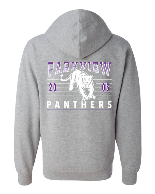 Ombre Panthers Zip Up Hoodie