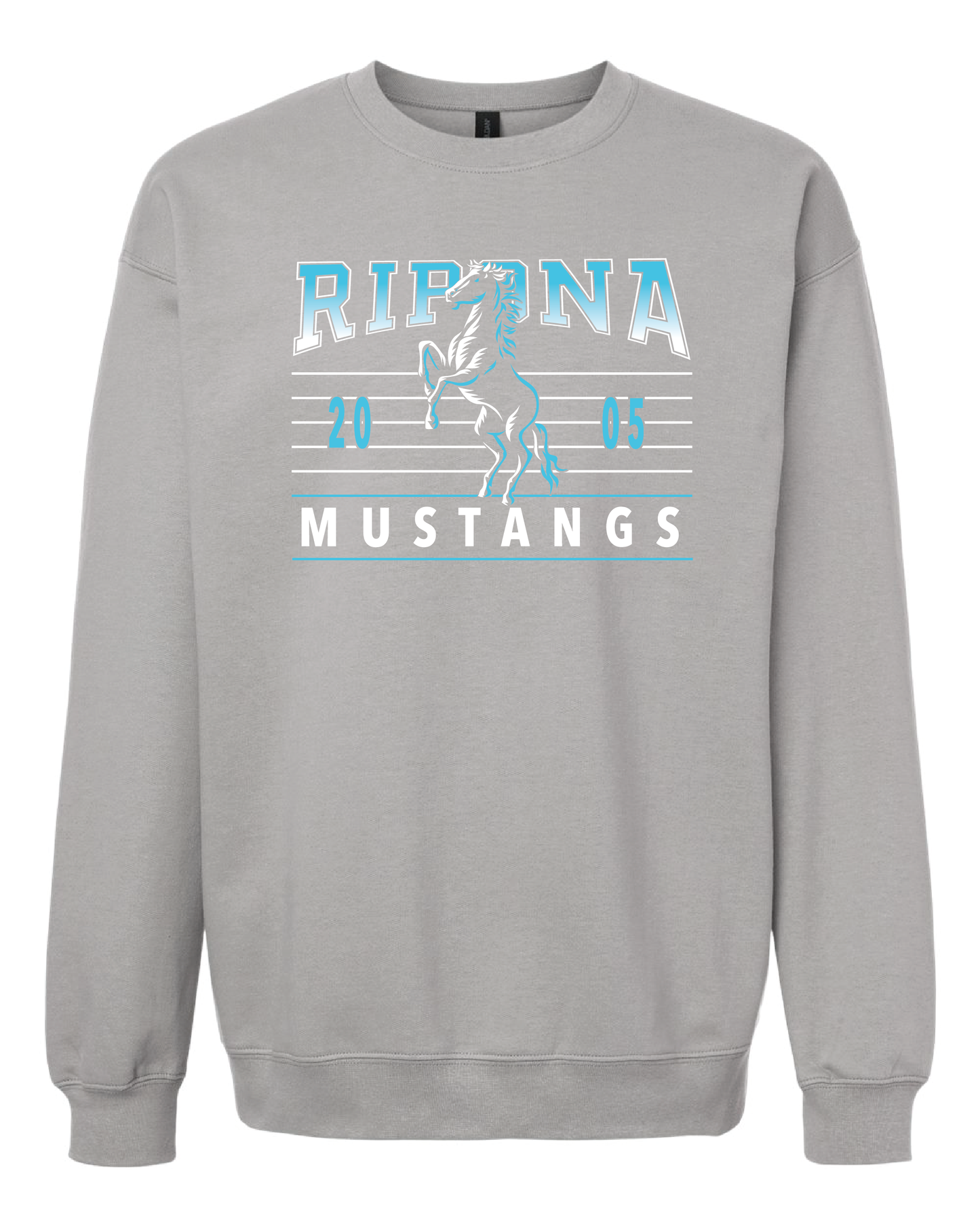Ombre Mustangs Crewneck Sweatshirt