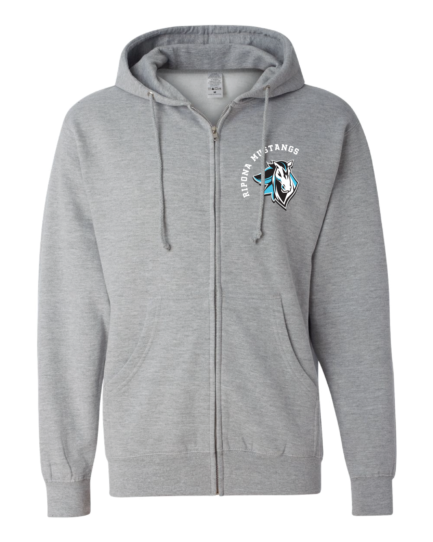 Ombre Mustang Zip Up Hoodie