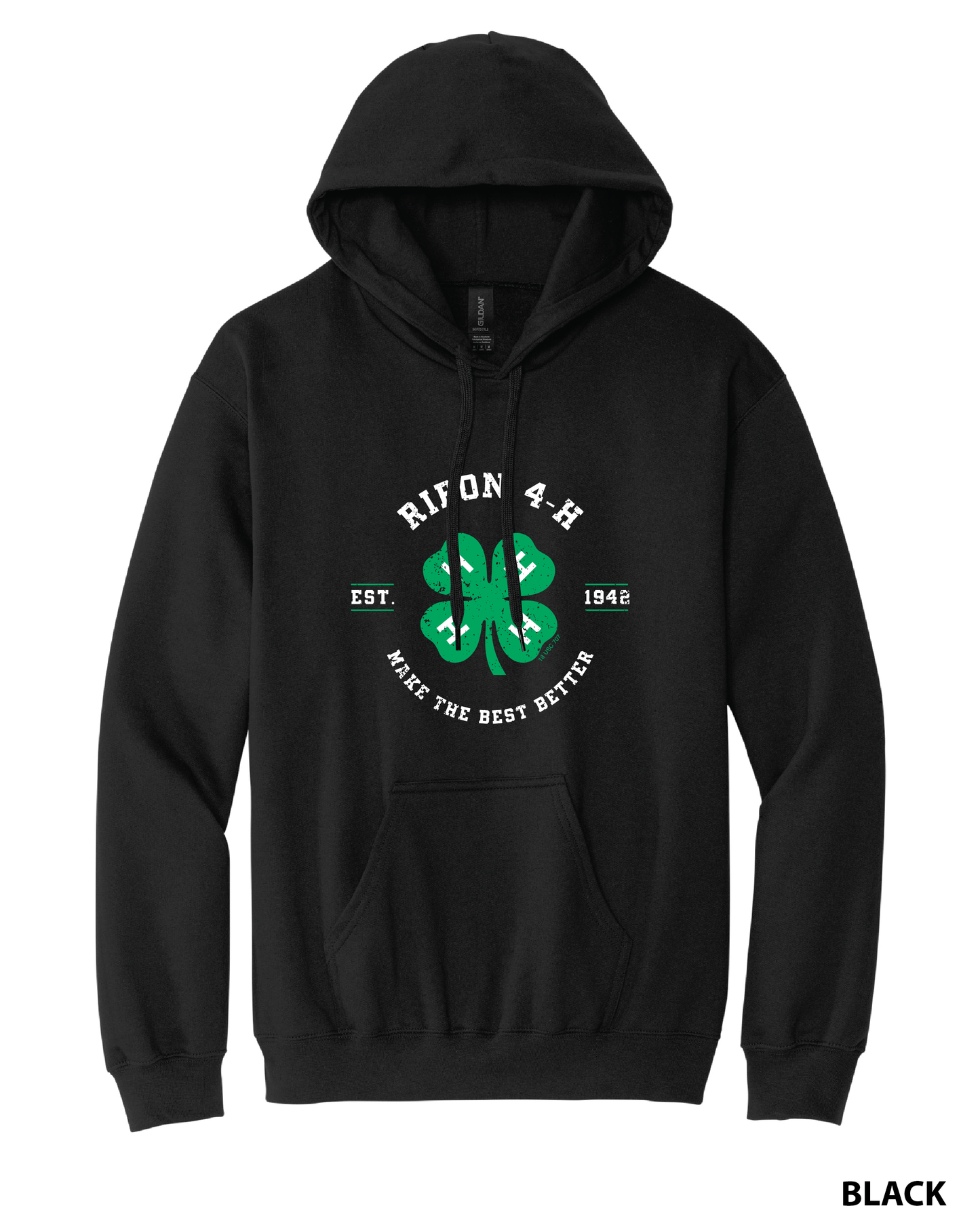 Distressed 4-H Hoodie