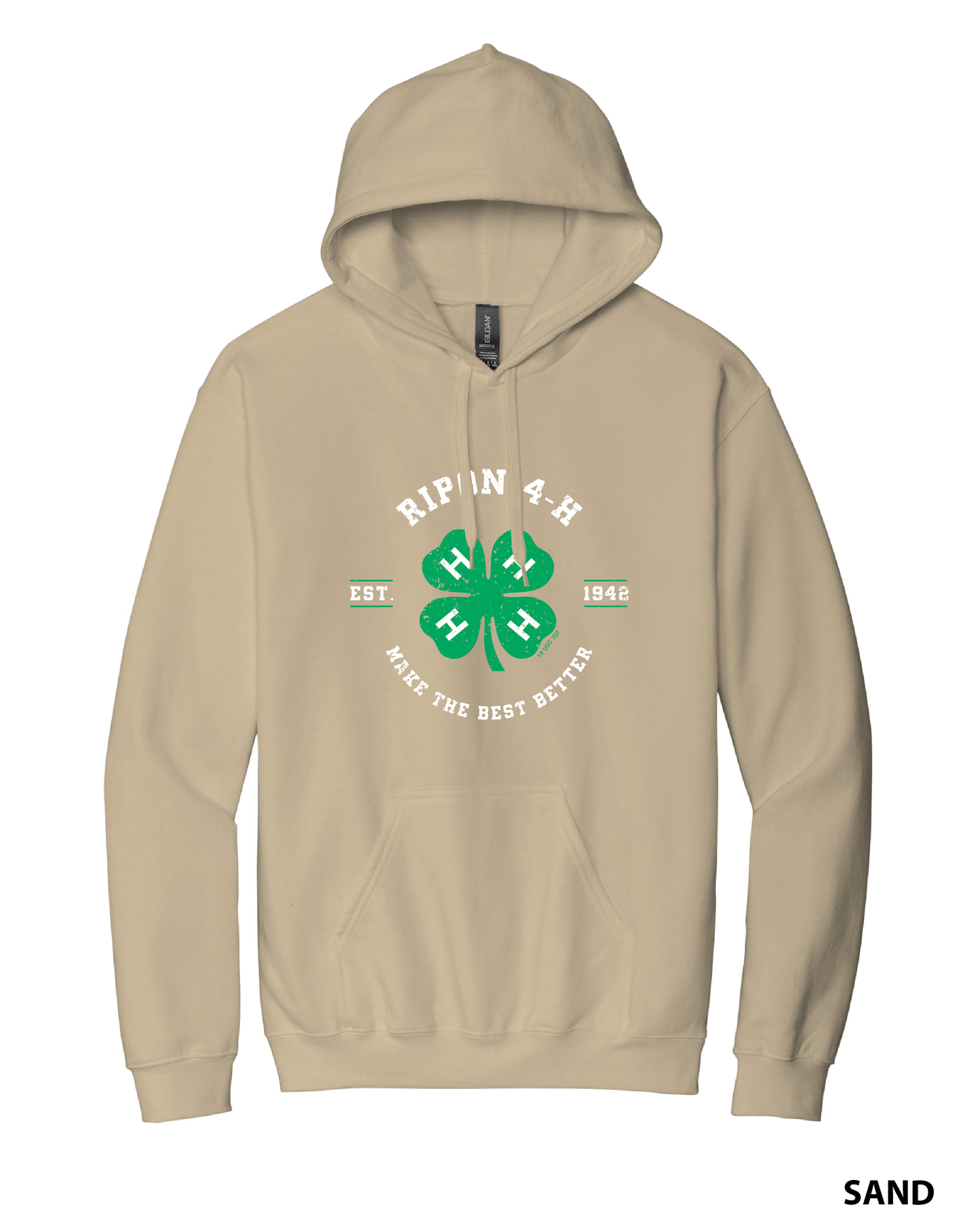 Distressed 4-H Hoodie