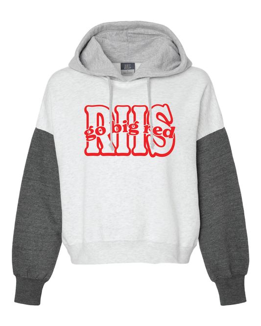 Women's Go Big Red Cropped Hoodie