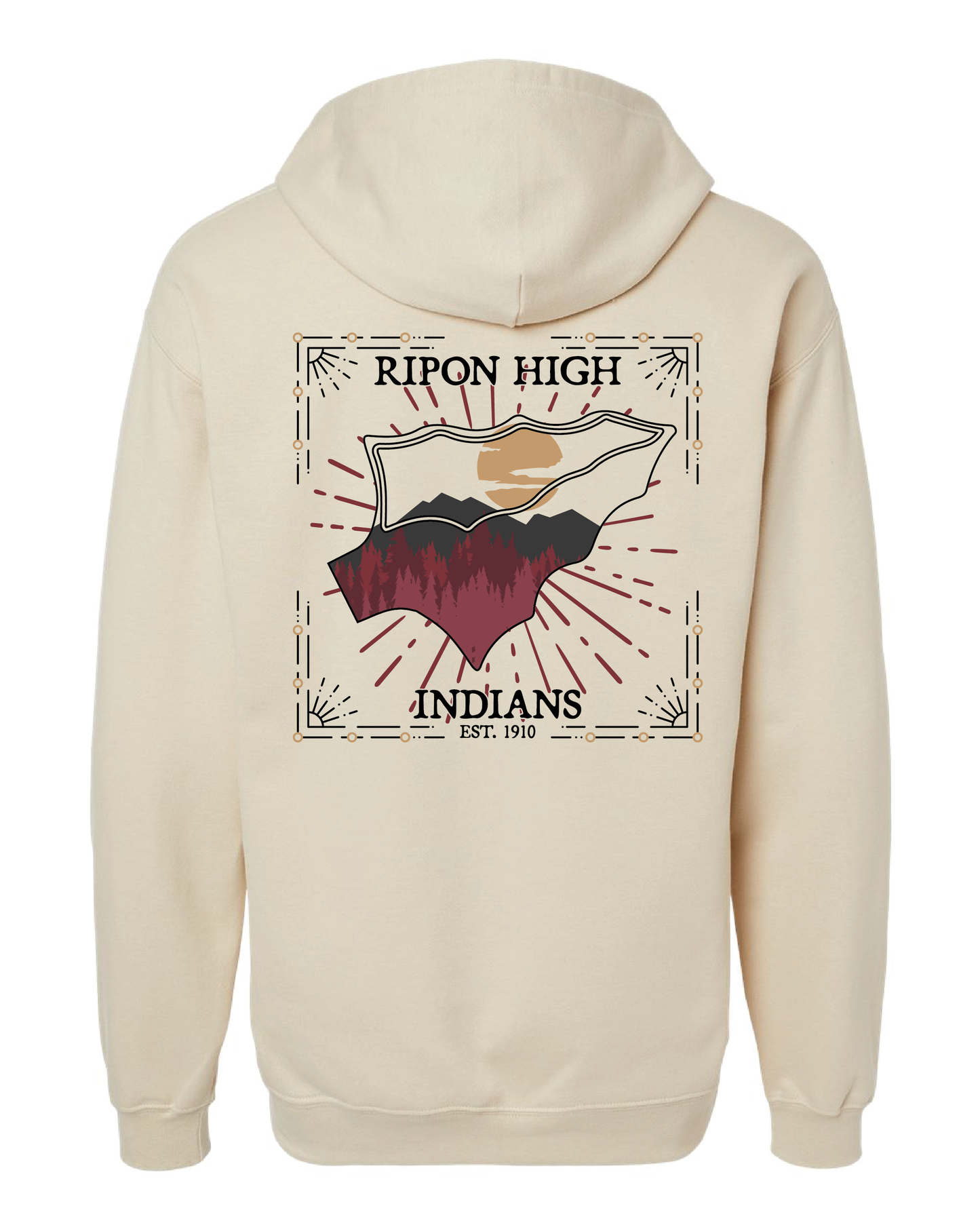 RHS National Park Zip Up Hoodie