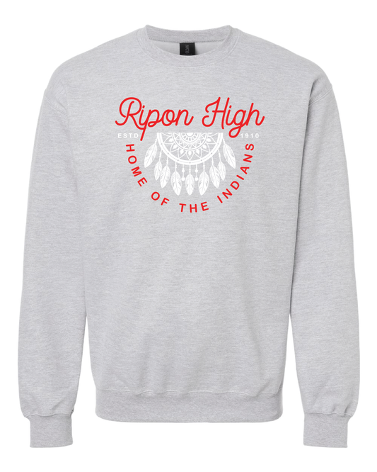 Indians Curly Crewneck Sweatshirt