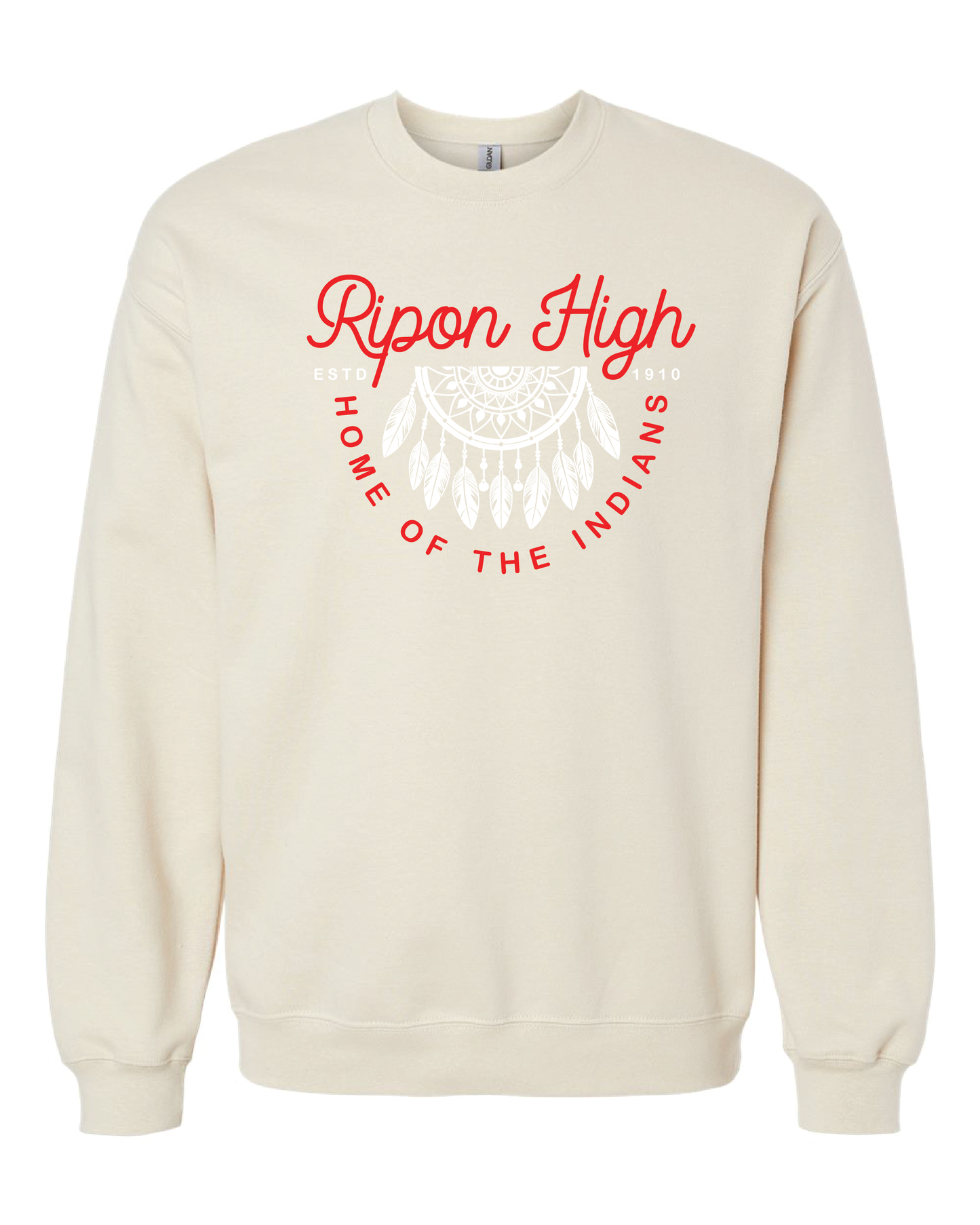 Indians Curly Crewneck Sweatshirt