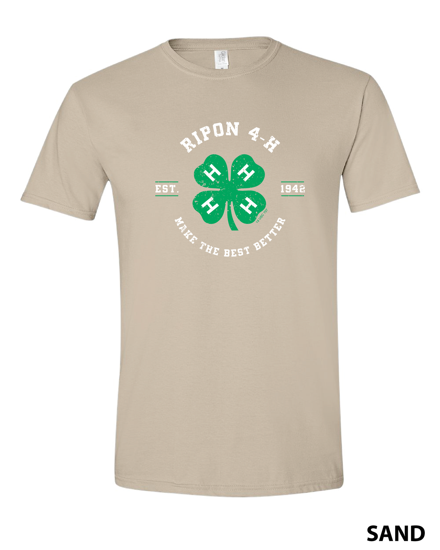 Distressed 4-H Tee