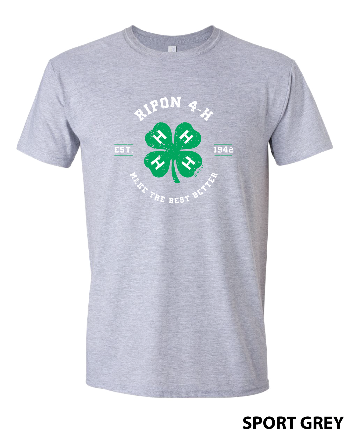 Distressed 4-H Tee