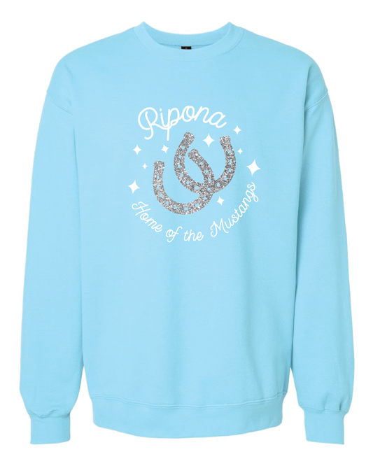 Ripona Glitter Crewneck Sweatshirt